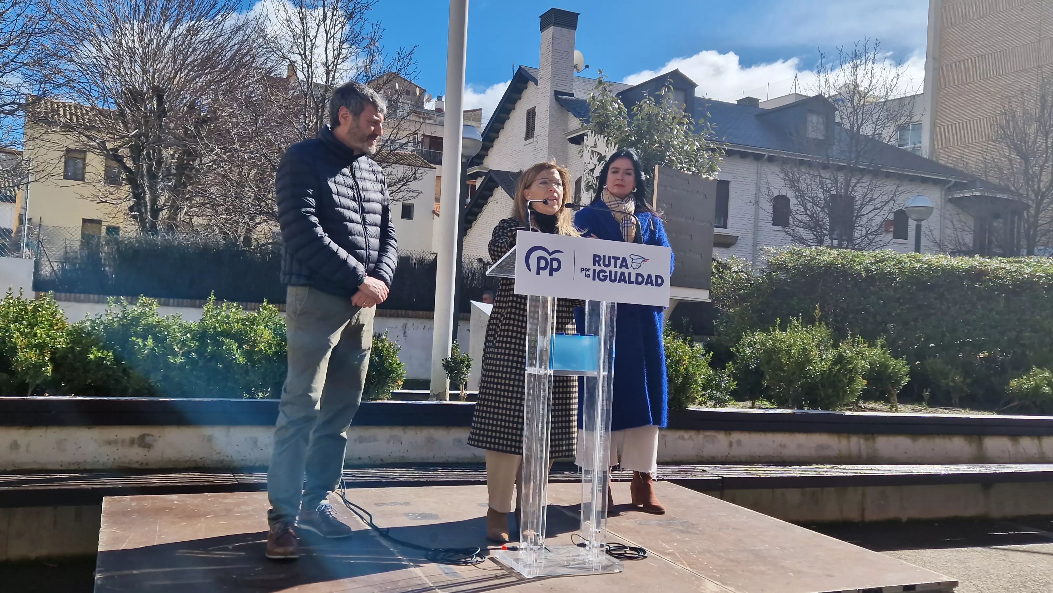  La ruta por la igualdad del PP Huesca. Foto Myriam Martínez 