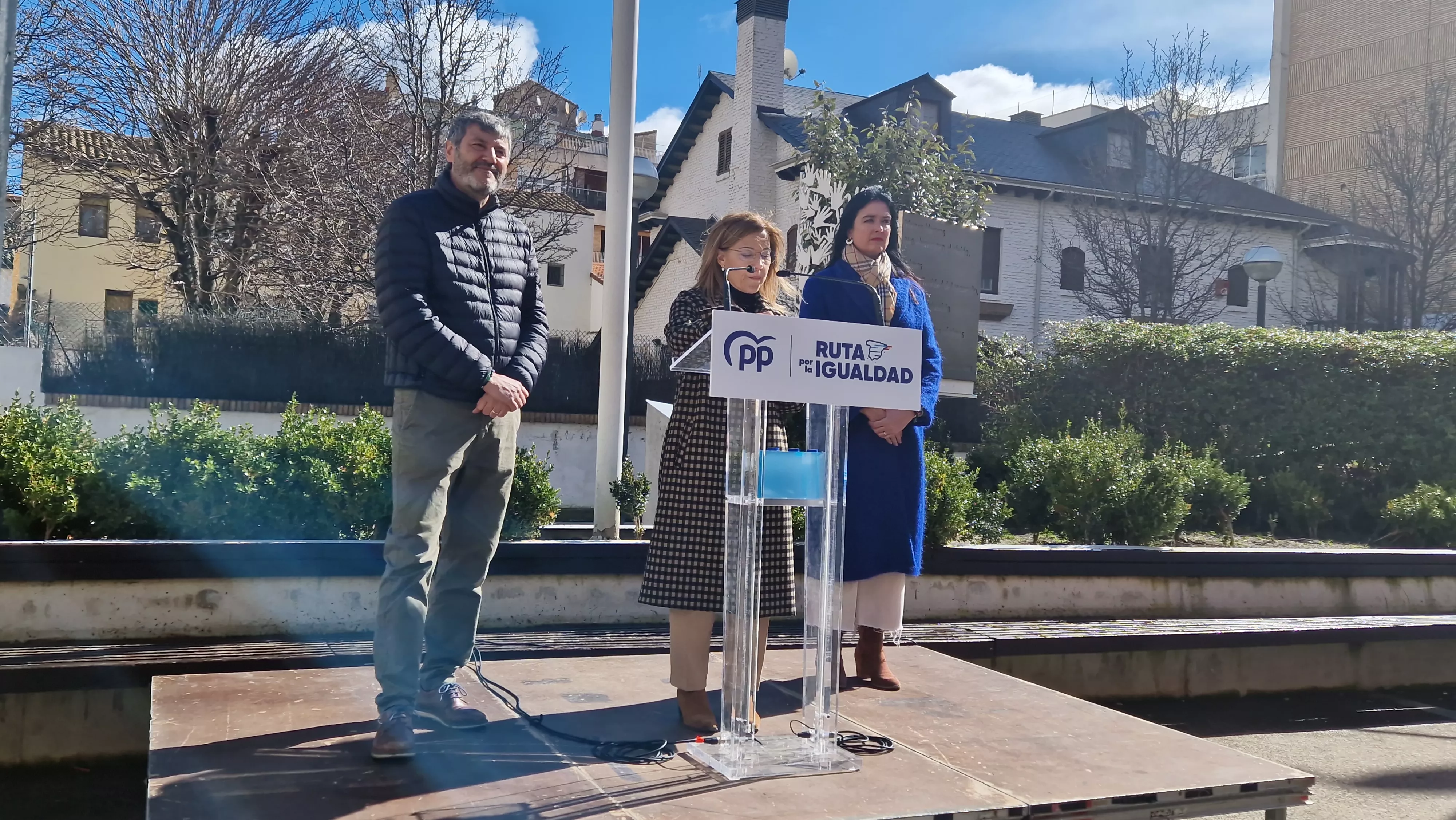  La ruta por la igualdad del PP Huesca. Foto Myriam Martínez 