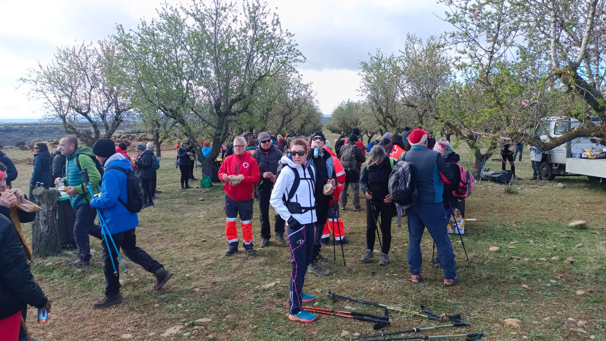 VII Caminata en la Flor del Almendro de Ayerbe. 