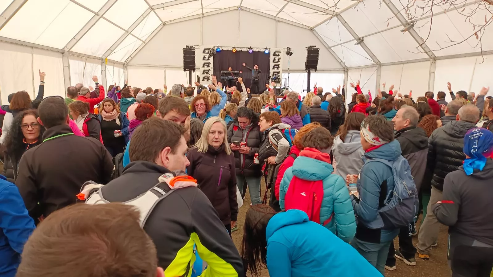 VII Caminata en la Flor del Almendro de Ayerbe. 