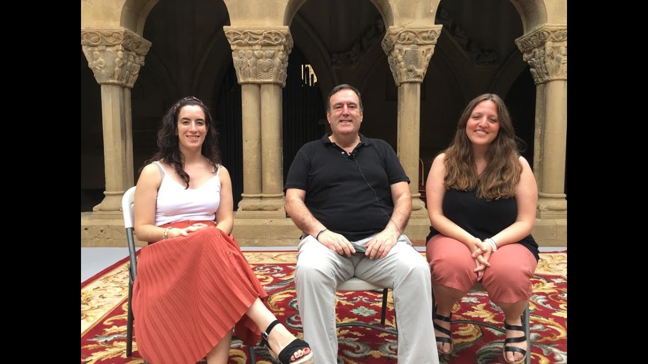 Ana María García Salvatierra, Javier García Antón y Esther Barba