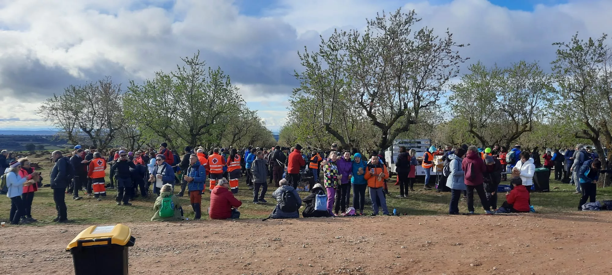 VII Caminata en la Flor del Almendro de Ayerbe. 