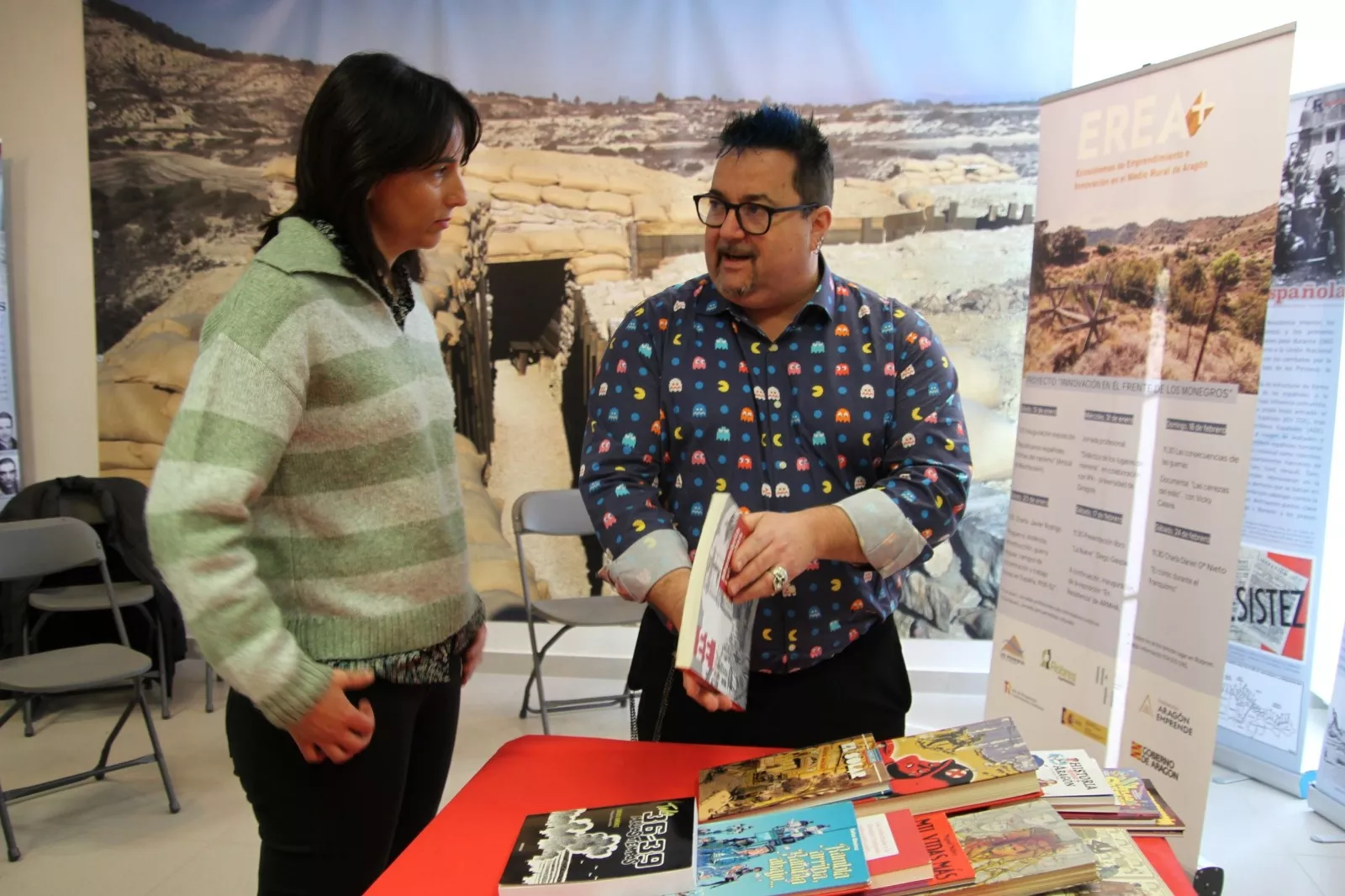 Charla de Daniel García Nieto en Robres. Foto Carlos Neofato