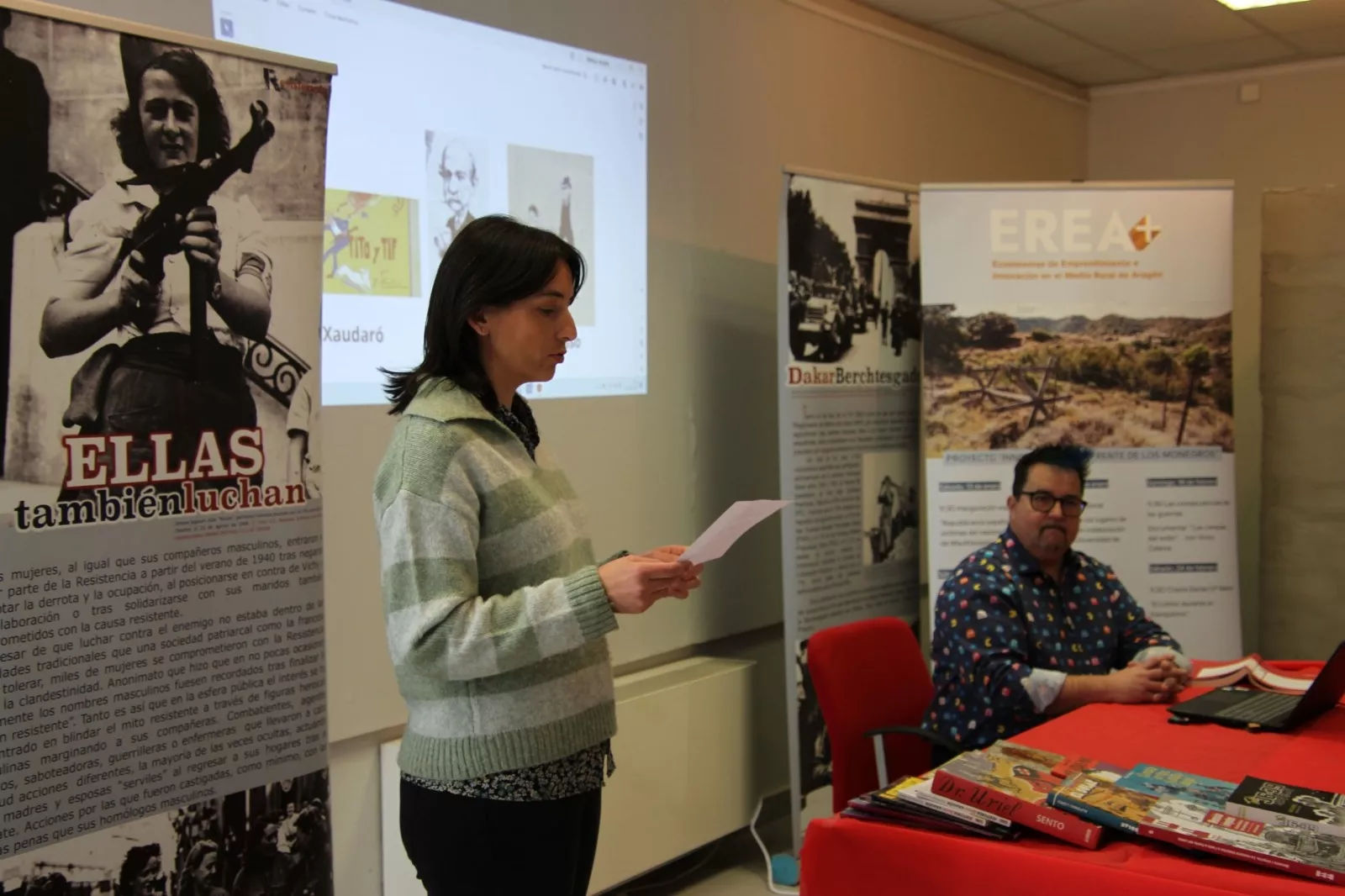 Charla de Daniel García Nieto en Robres. Foto Carlos Neofato