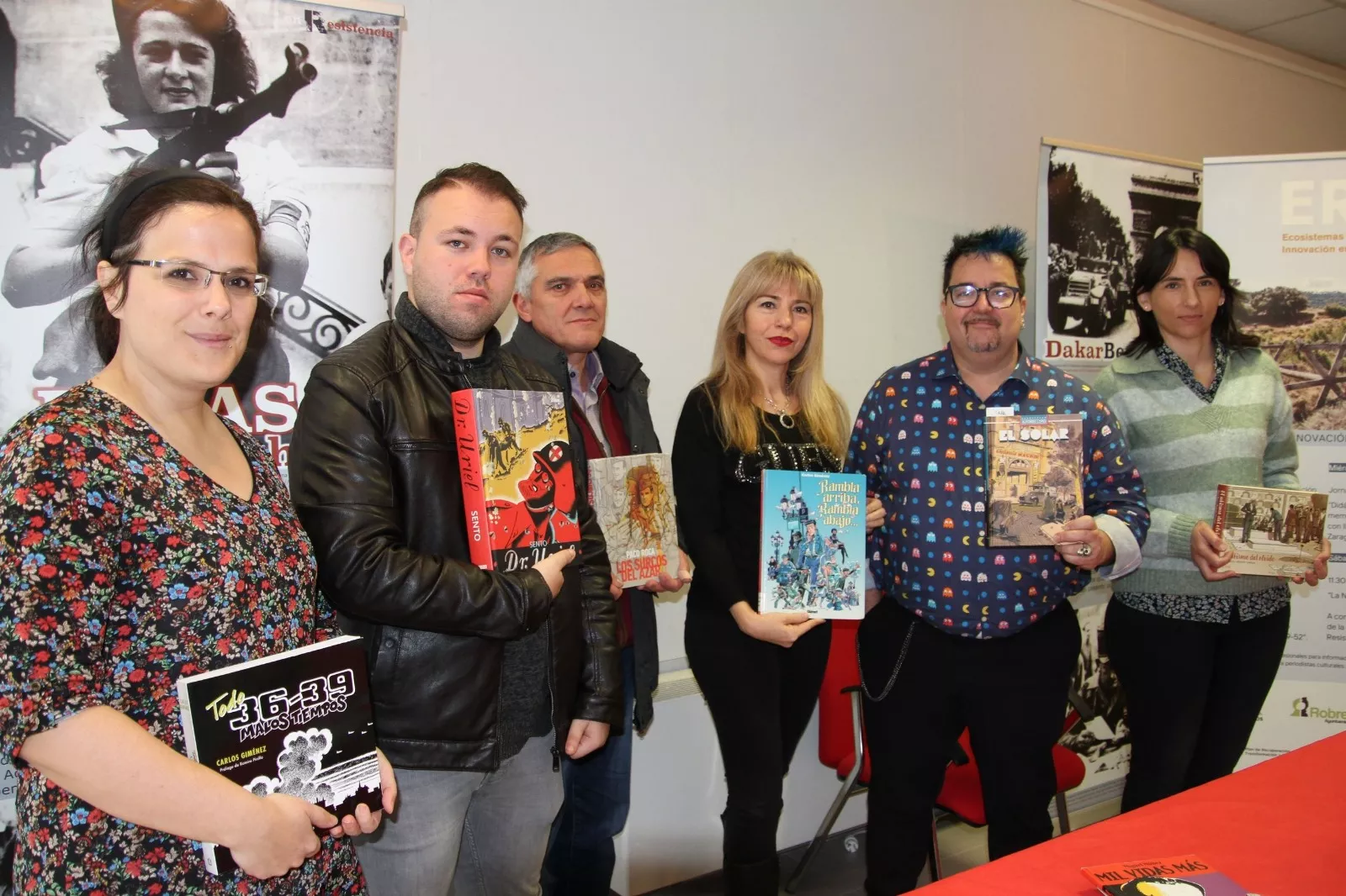 Charla de Daniel García Nieto en Robres. Foto Carlos Neofato