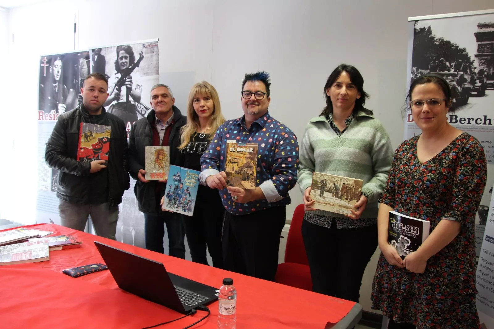 Charla de Daniel García Nieto en Robres. Foto Carlos Neofato