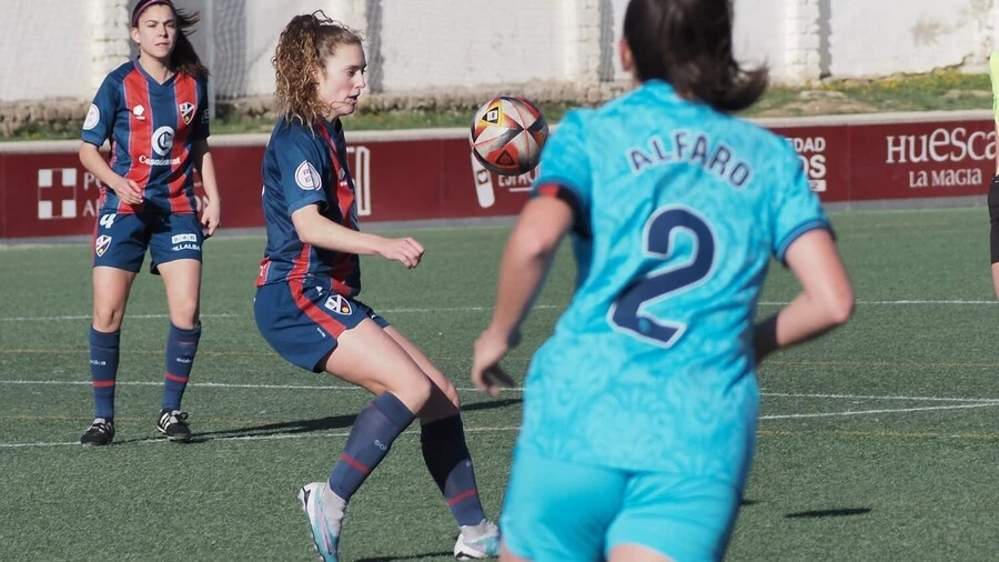 Imagen del partido entre el Huesca y el Athletic C. Foto: SD Huesca.