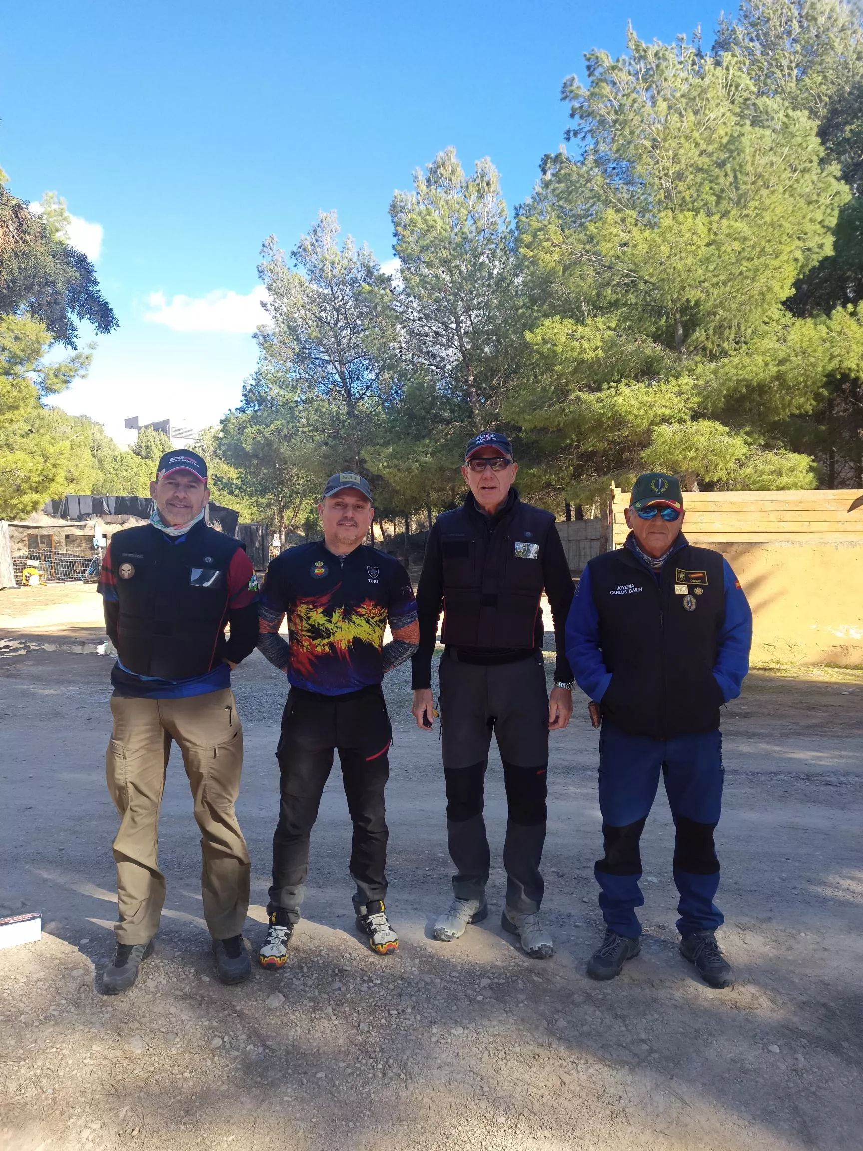 Imagen de los tiradores de Loreto en el torneo.