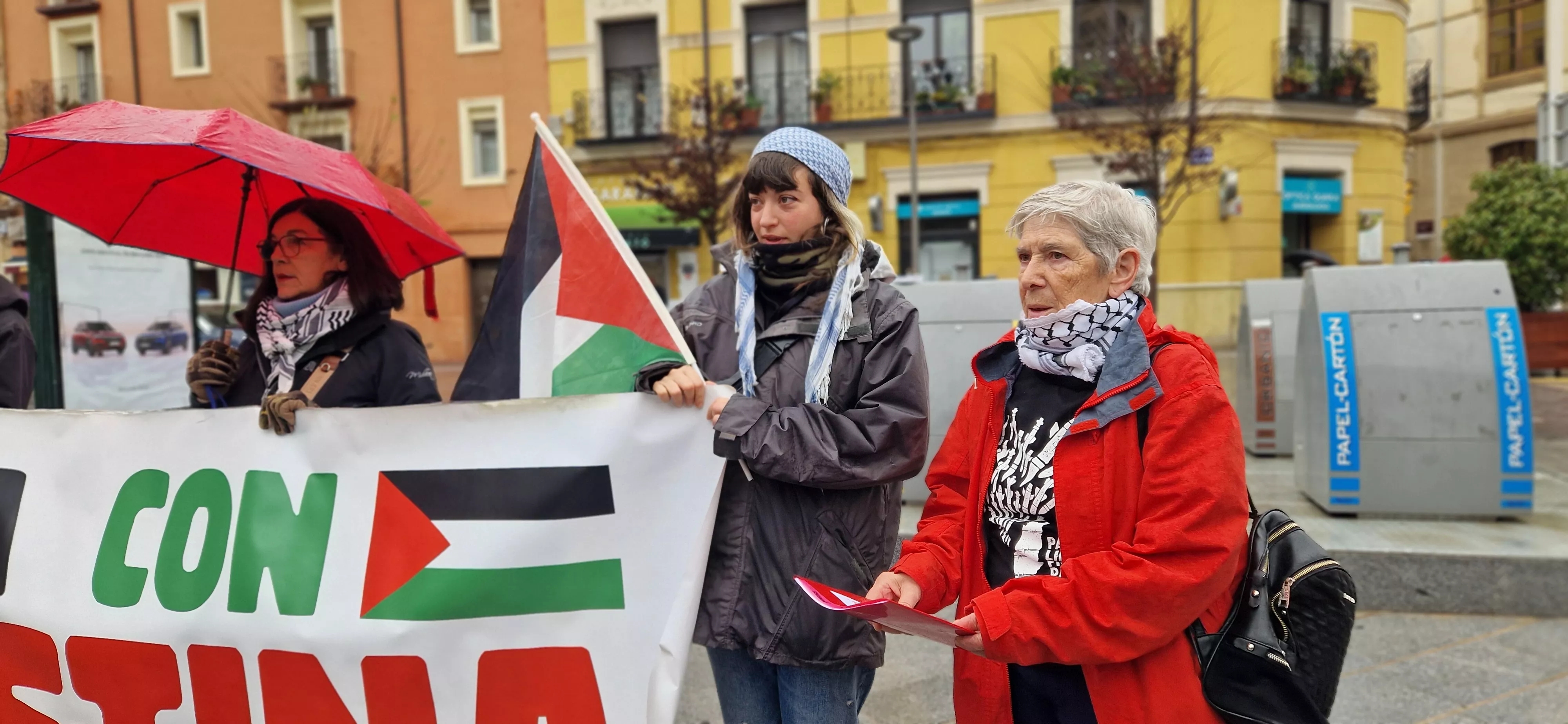 2ª Movilización Estatal por Palestina en Huesca. Foto Myriam Martínez