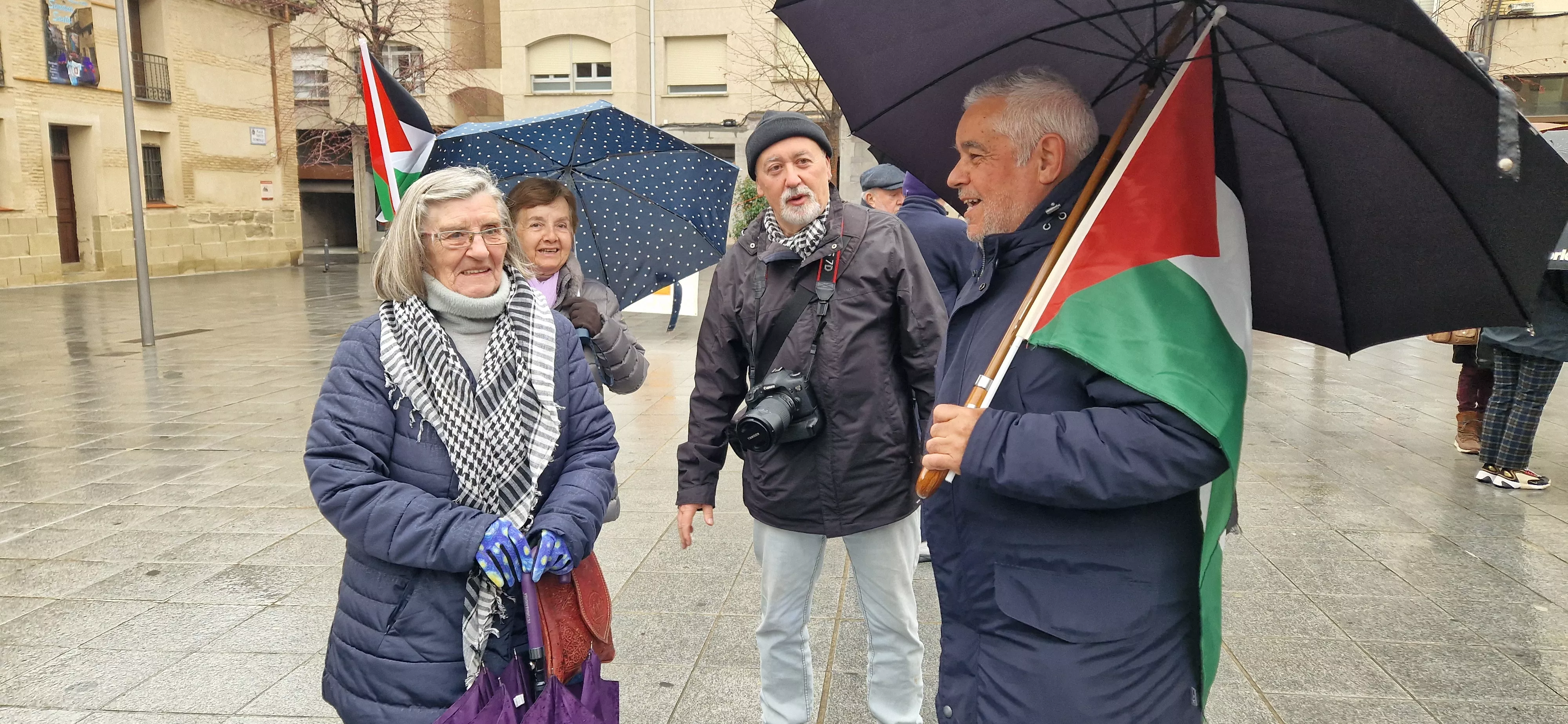 2ª Movilización Estatal por Palestina en Huesca. Foto Myriam Martínez