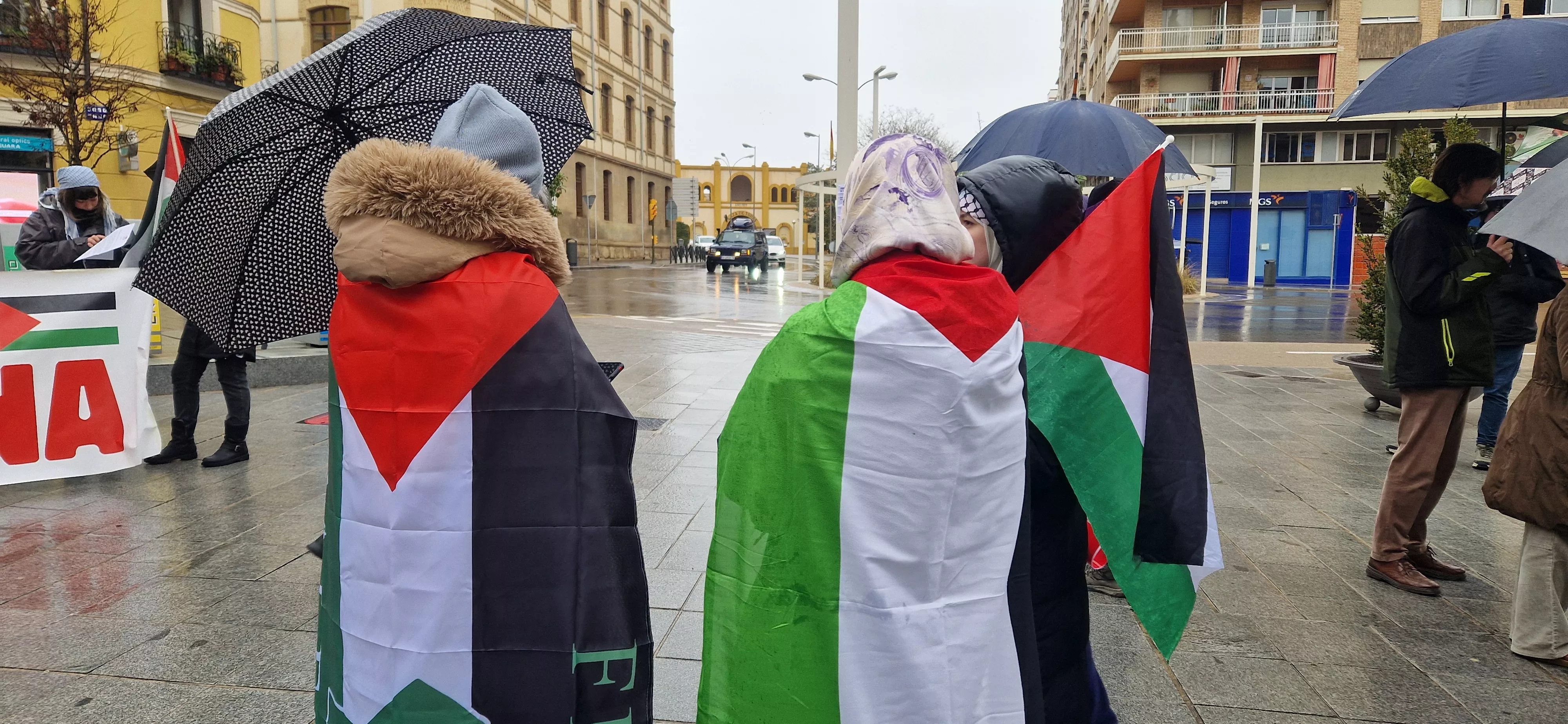 2ª Movilización Estatal por Palestina en Huesca. Foto Myriam Martínez