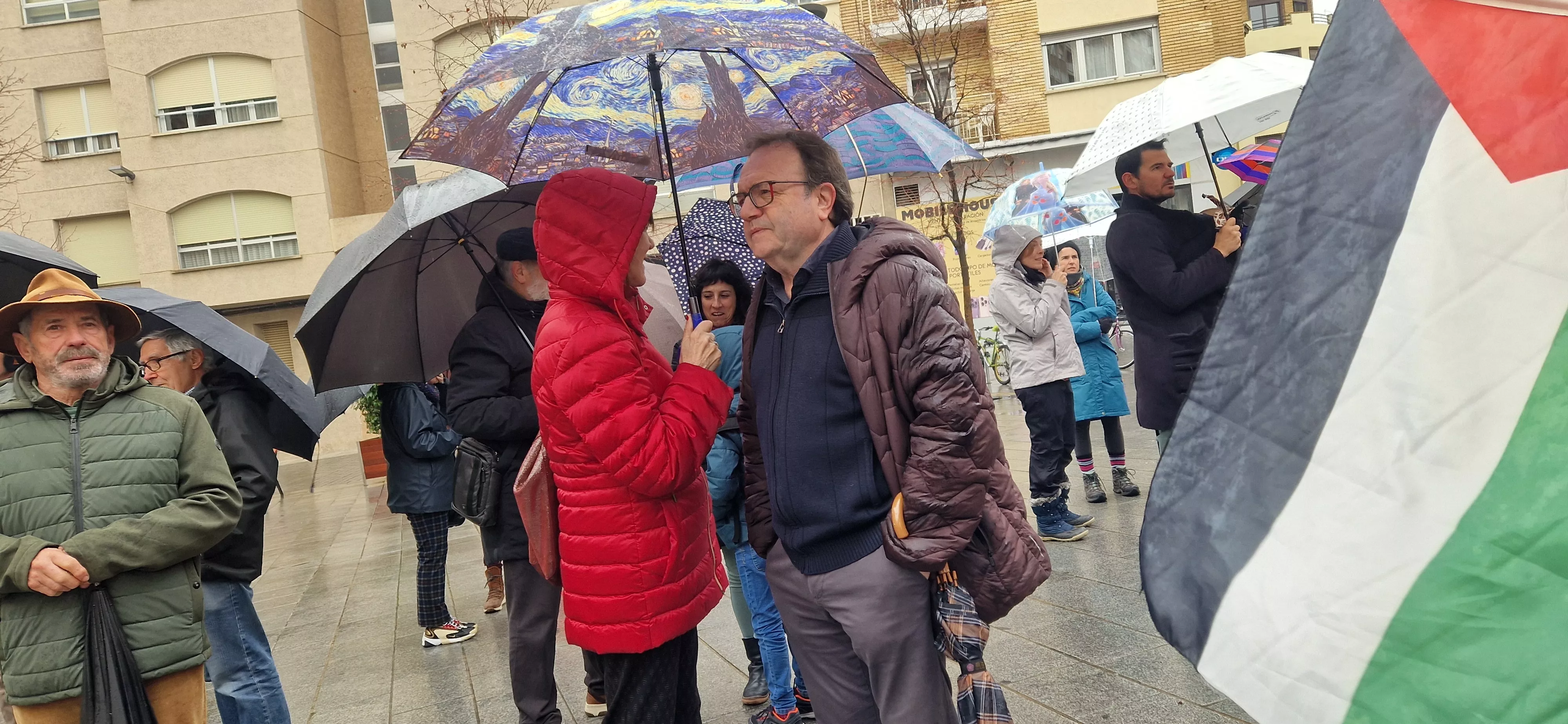 2ª Movilización Estatal por Palestina en Huesca. Foto Myriam Martínez