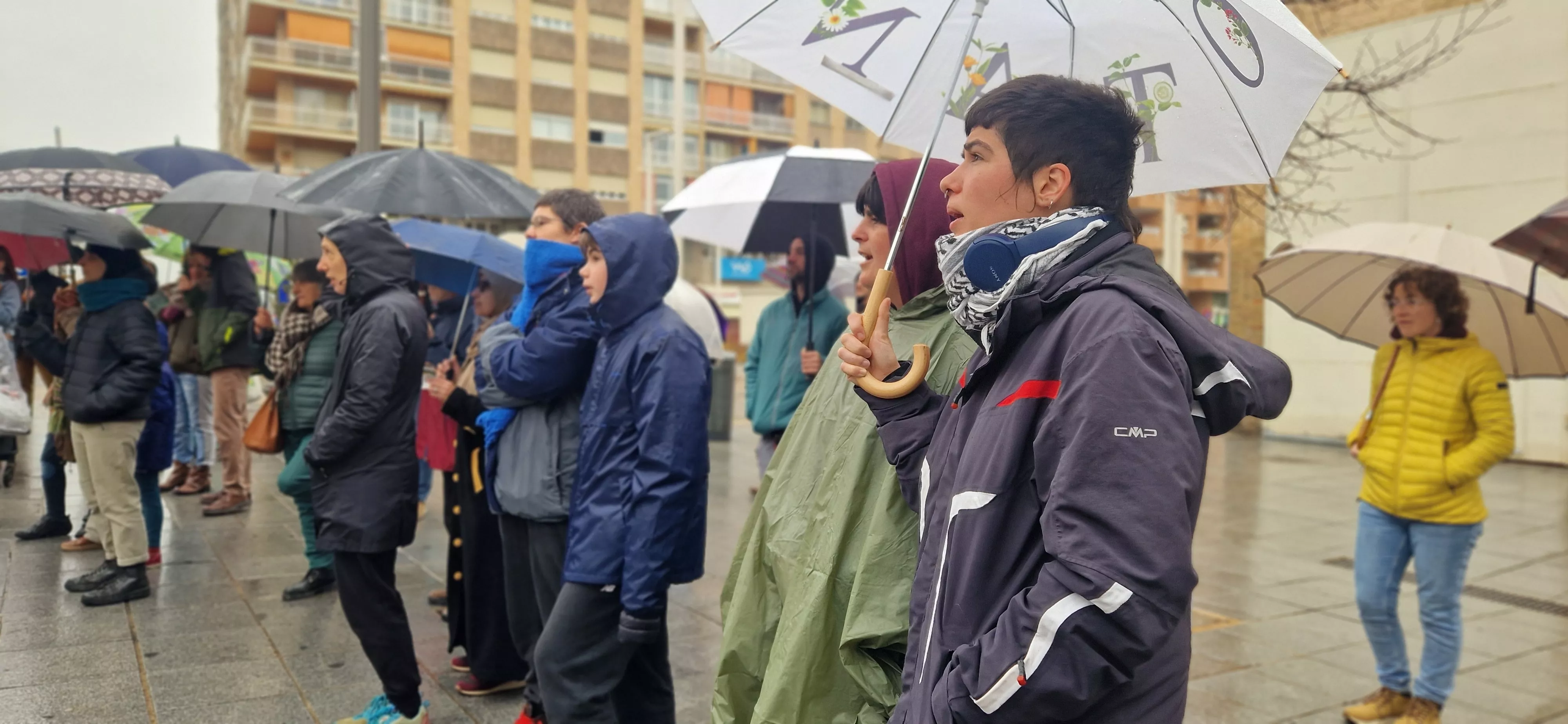 2ª Movilización Estatal por Palestina en Huesca. Foto Myriam Martínez