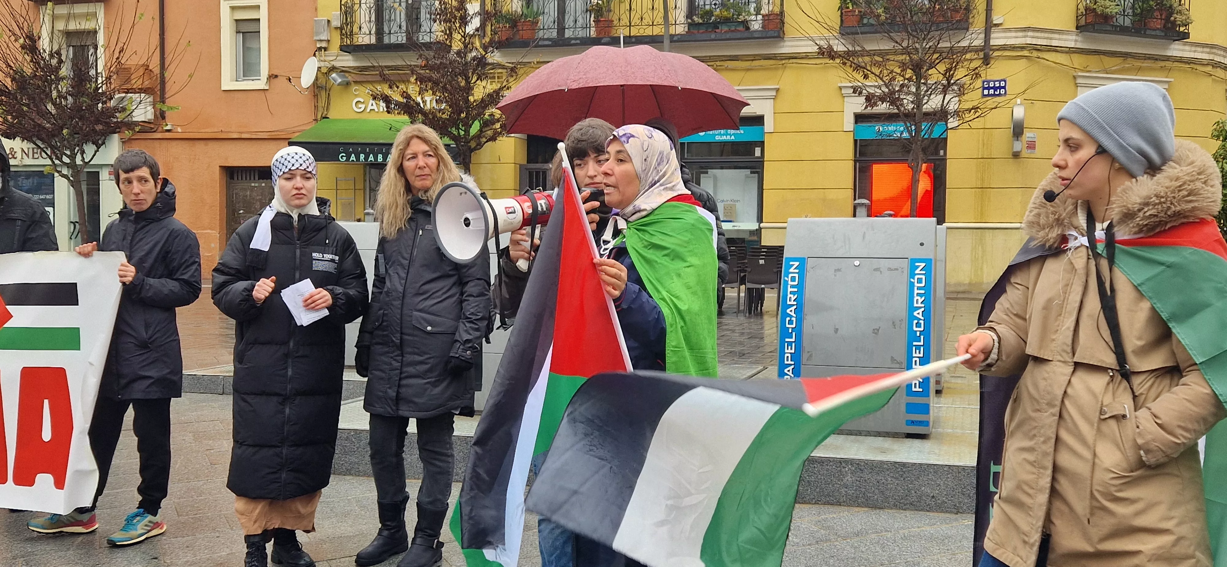 2ª Movilización Estatal por Palestina en Huesca. Foto Myriam Martínez