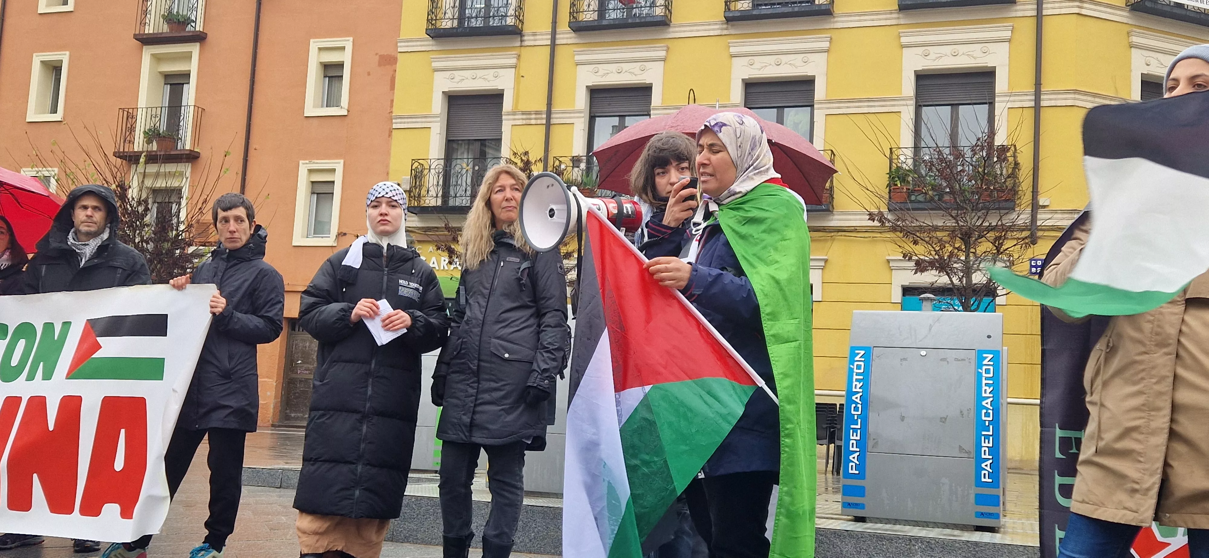 2ª Movilización Estatal por Palestina en Huesca. Foto Myriam Martínez