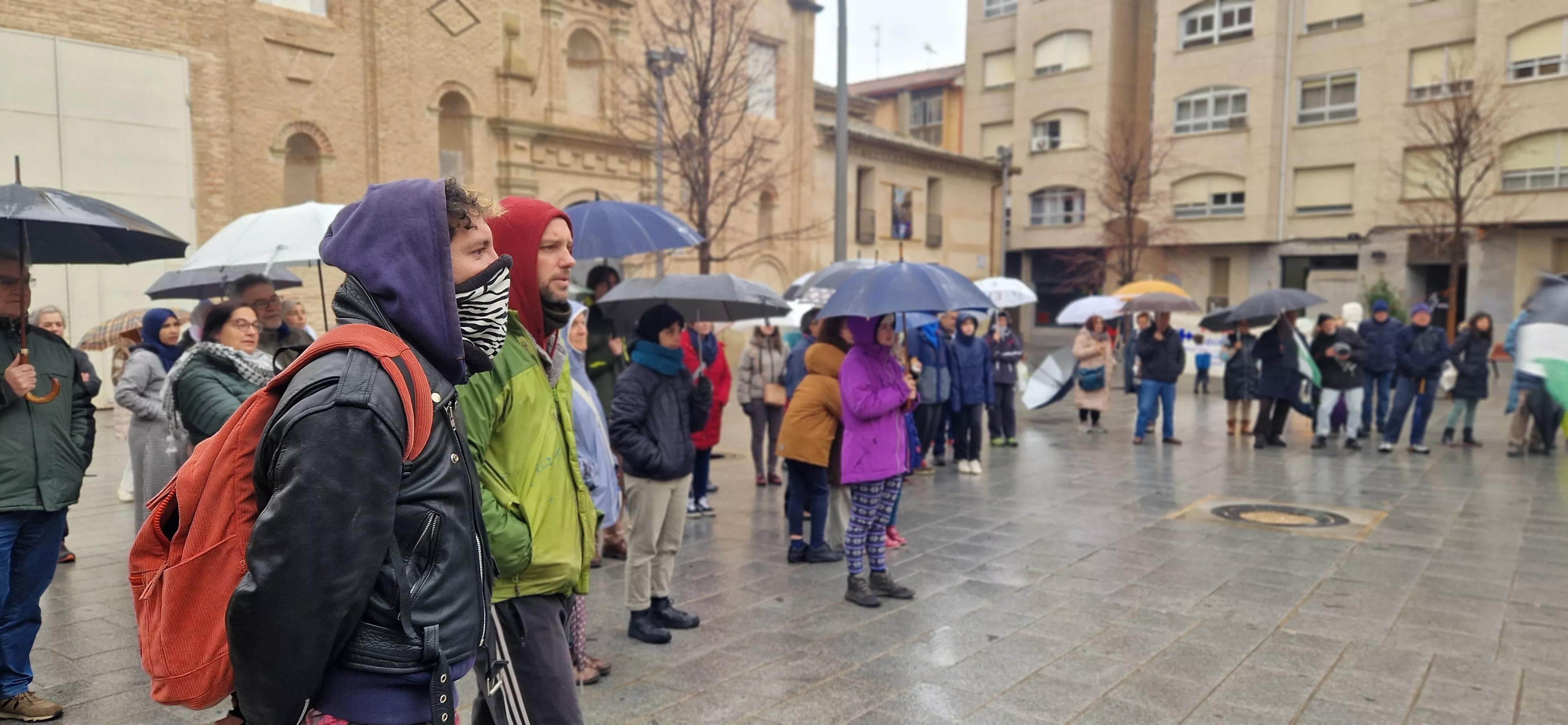 2ª Movilización Estatal por Palestina en Huesca. Foto Myriam Martínez