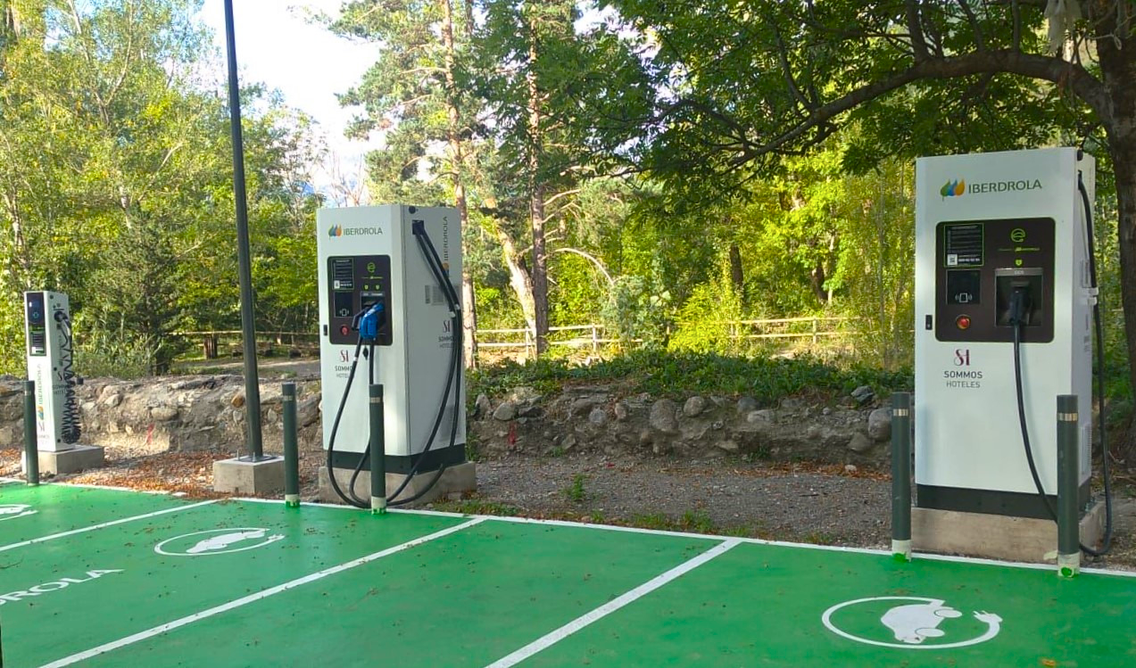 Puntos de recarga en Sommos Hoteles