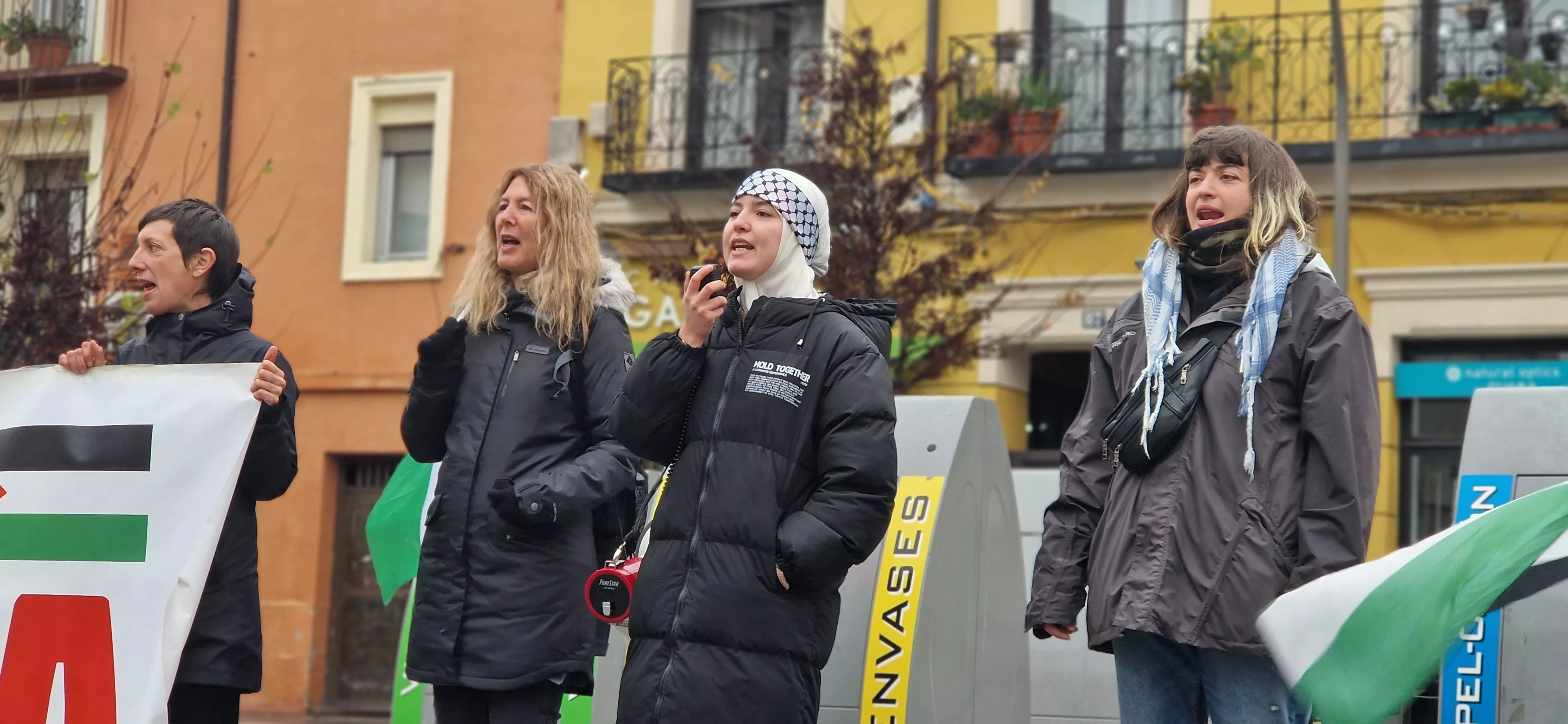 2ª Movilización Estatal por Palestina en Huesca. Foto Myriam Martínez