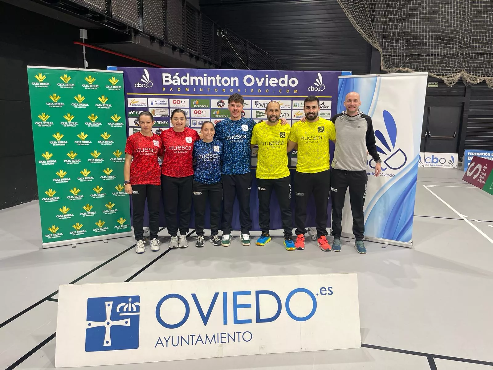 Bádminton Huesca La Magia, en Oviedo.