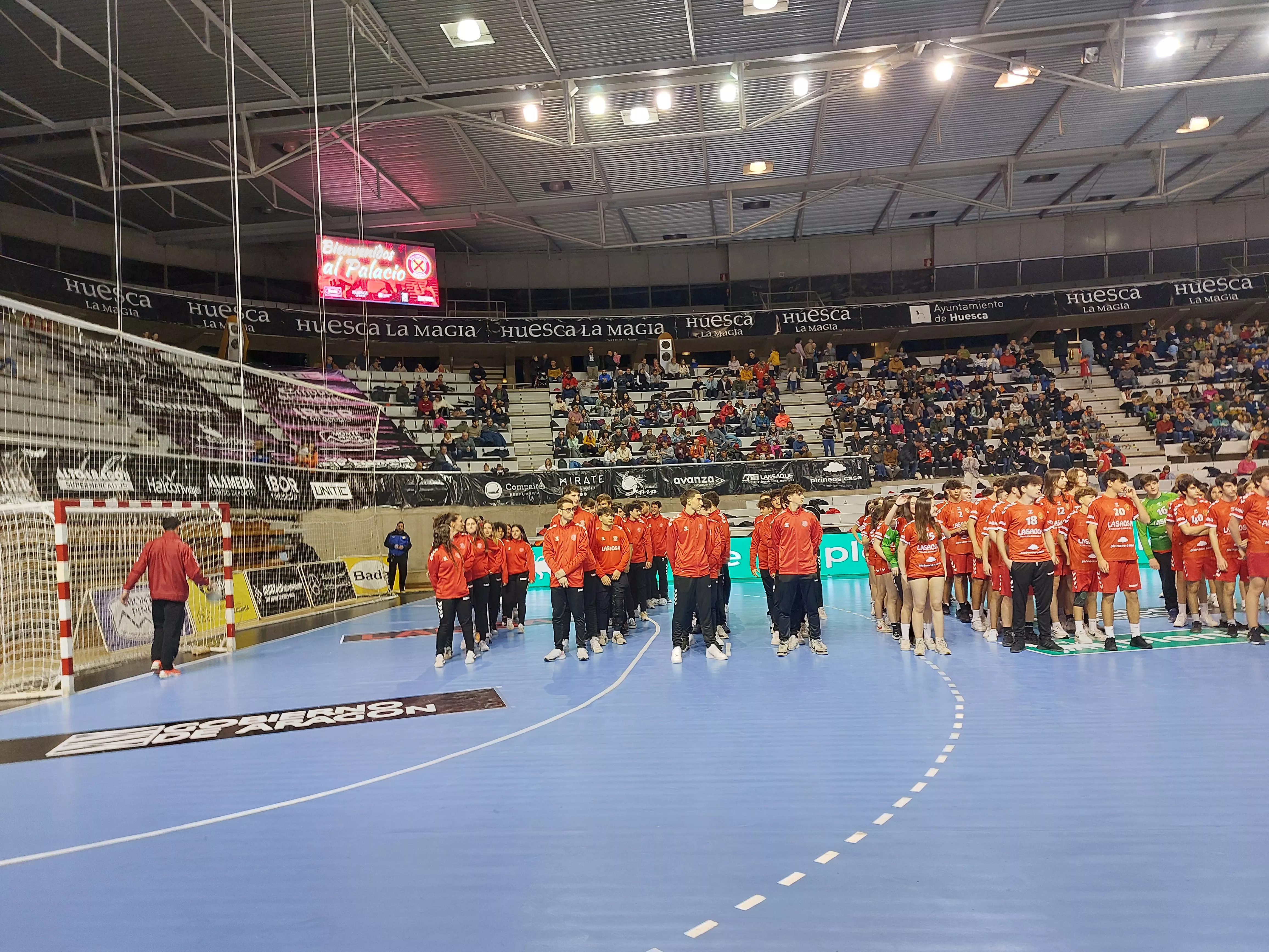 Presentación de la cantera de Balonmano Huesca