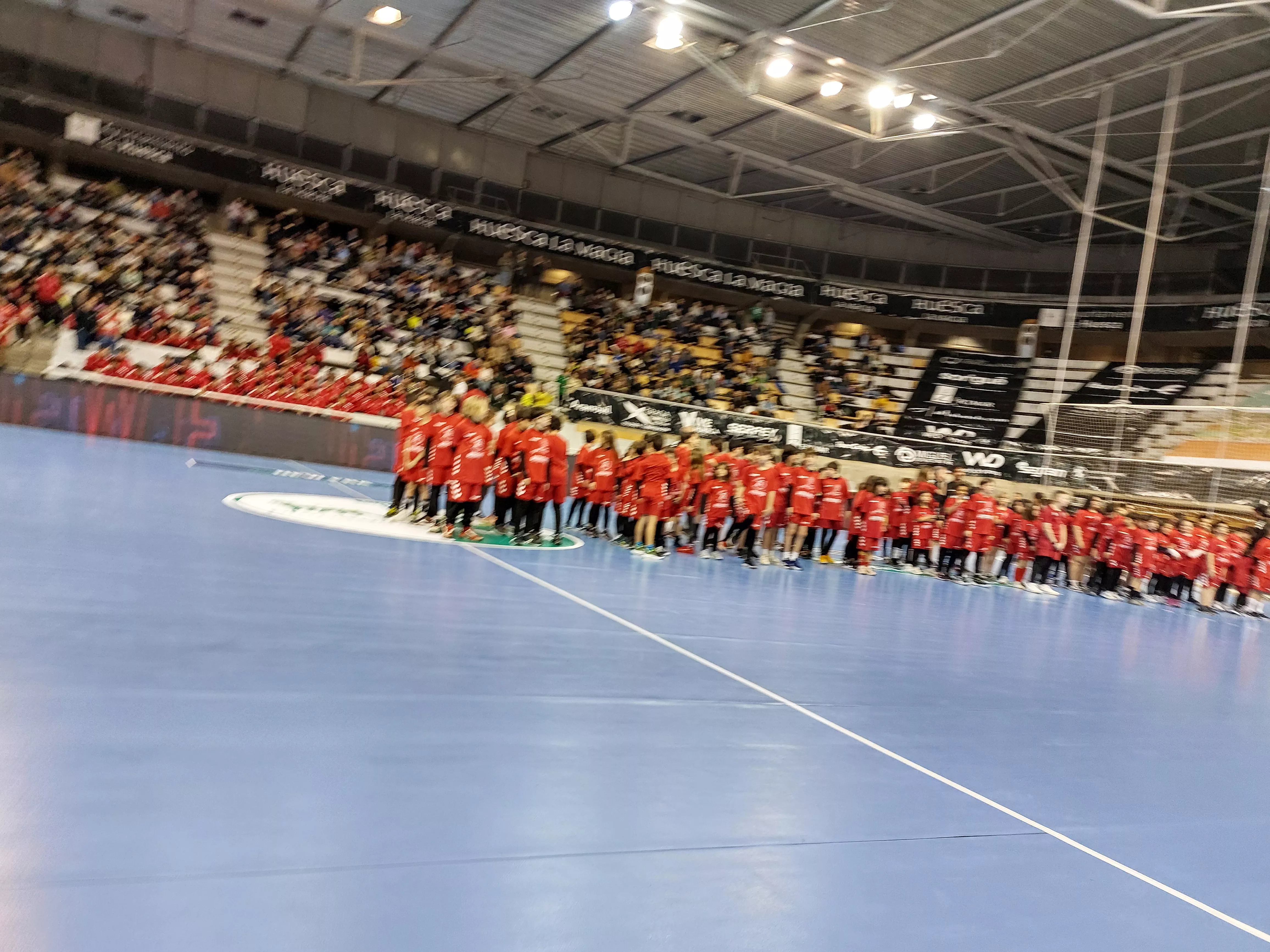 Presentación de la cantera de Balonmano Huesca