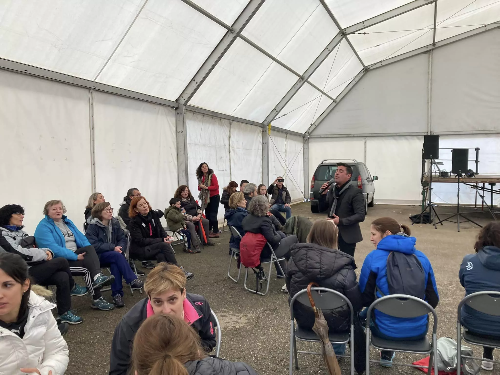 Segunda jornada de la VII Caminata en la Flor del Almendro de Ayerbe.