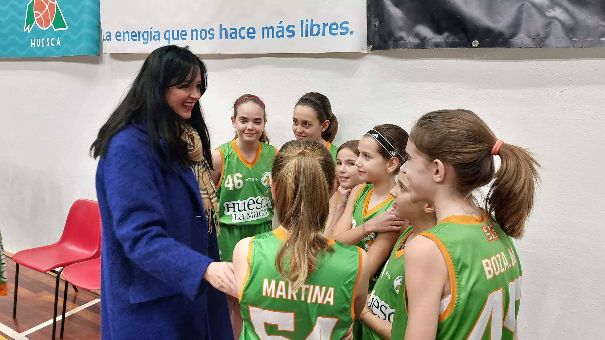 LORENA ORDUNA CONVERSA CON JUGADORAS