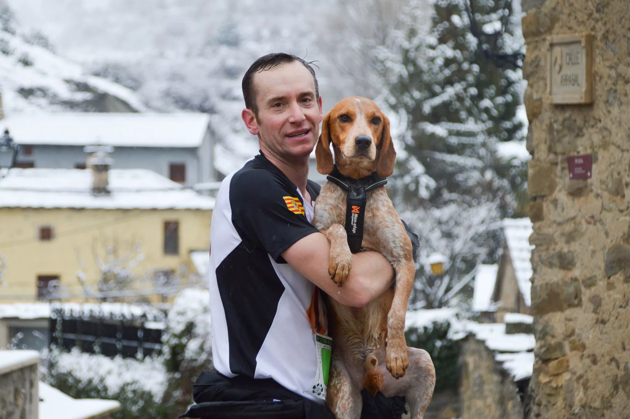 Antonio Castel con Río, de Oscanicross, 1º senior y 4º gral