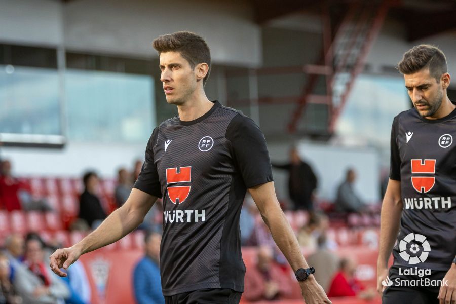 Imágenes del partido Mirandés Huesca. Foto La Liga 