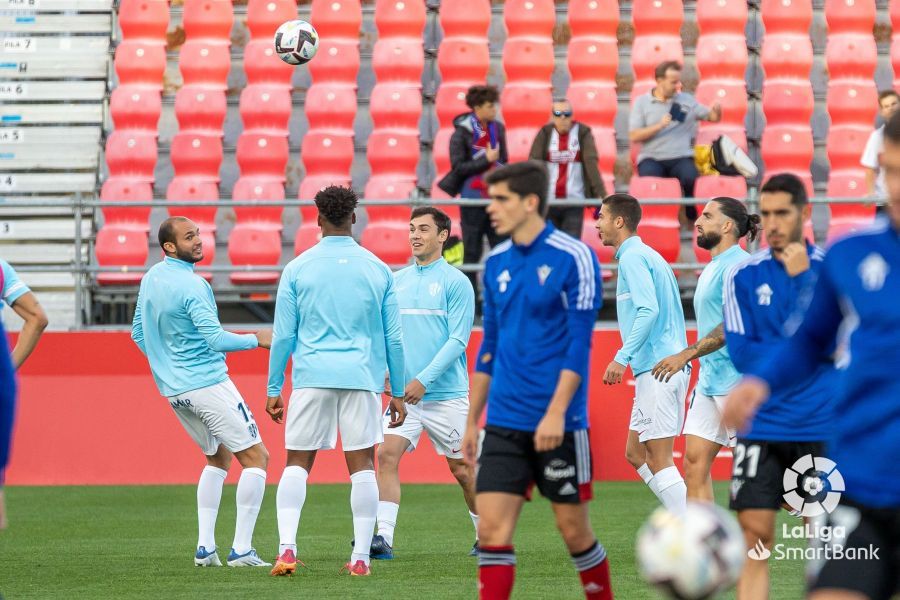 Imágenes del partido Mirandés Huesca. Foto La Liga 