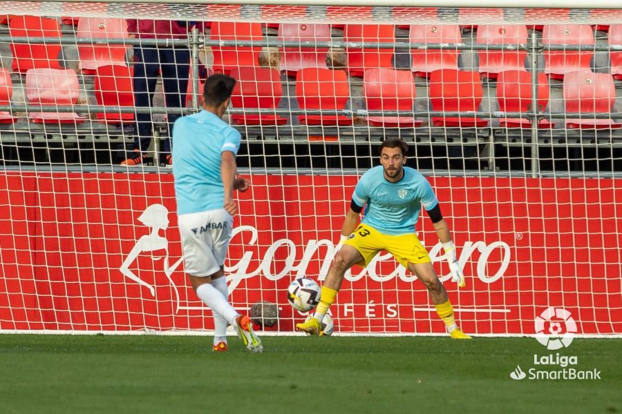 Imágenes del partido Mirandés Huesca. Foto La Liga 
