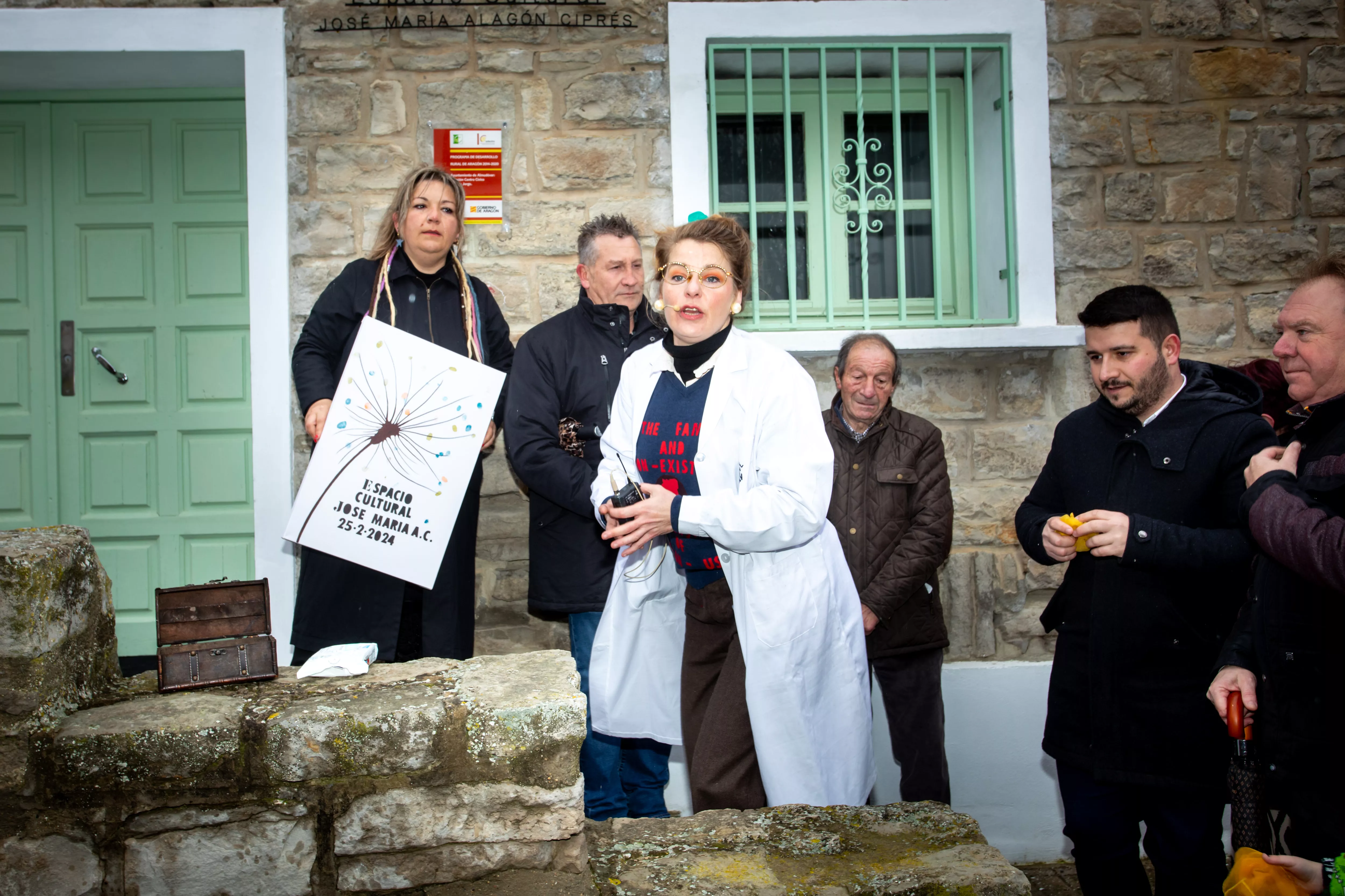 Inauguración del nuevo Espacio Cultural José María Alagón Ciprés en San Jorge. Foto Lolo Francos