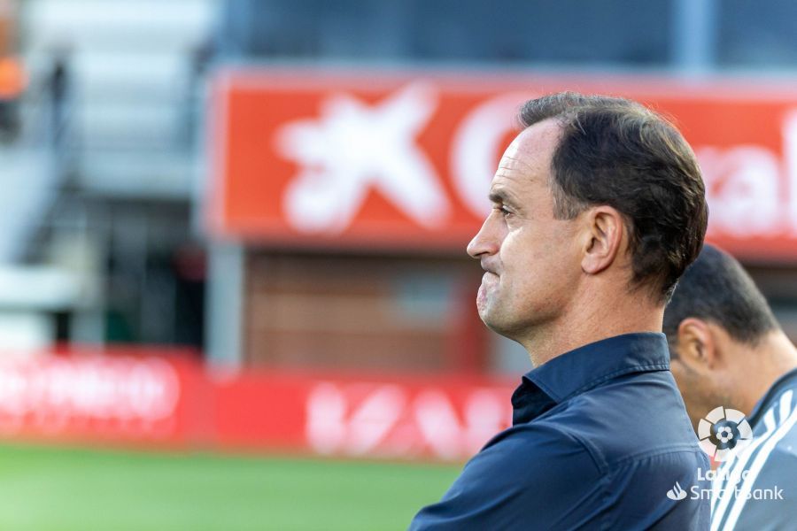 Imágenes del partido Mirandéz Huesca. Foto La Liga 