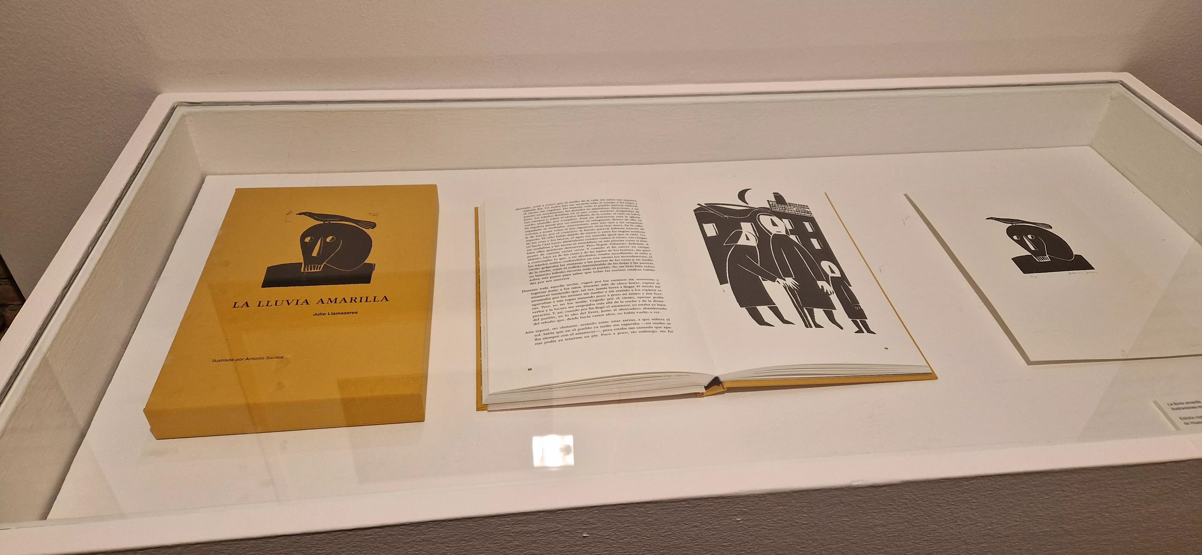 Exposición  homenaje a Julio Llamazares. Foto Myriam Martínez 