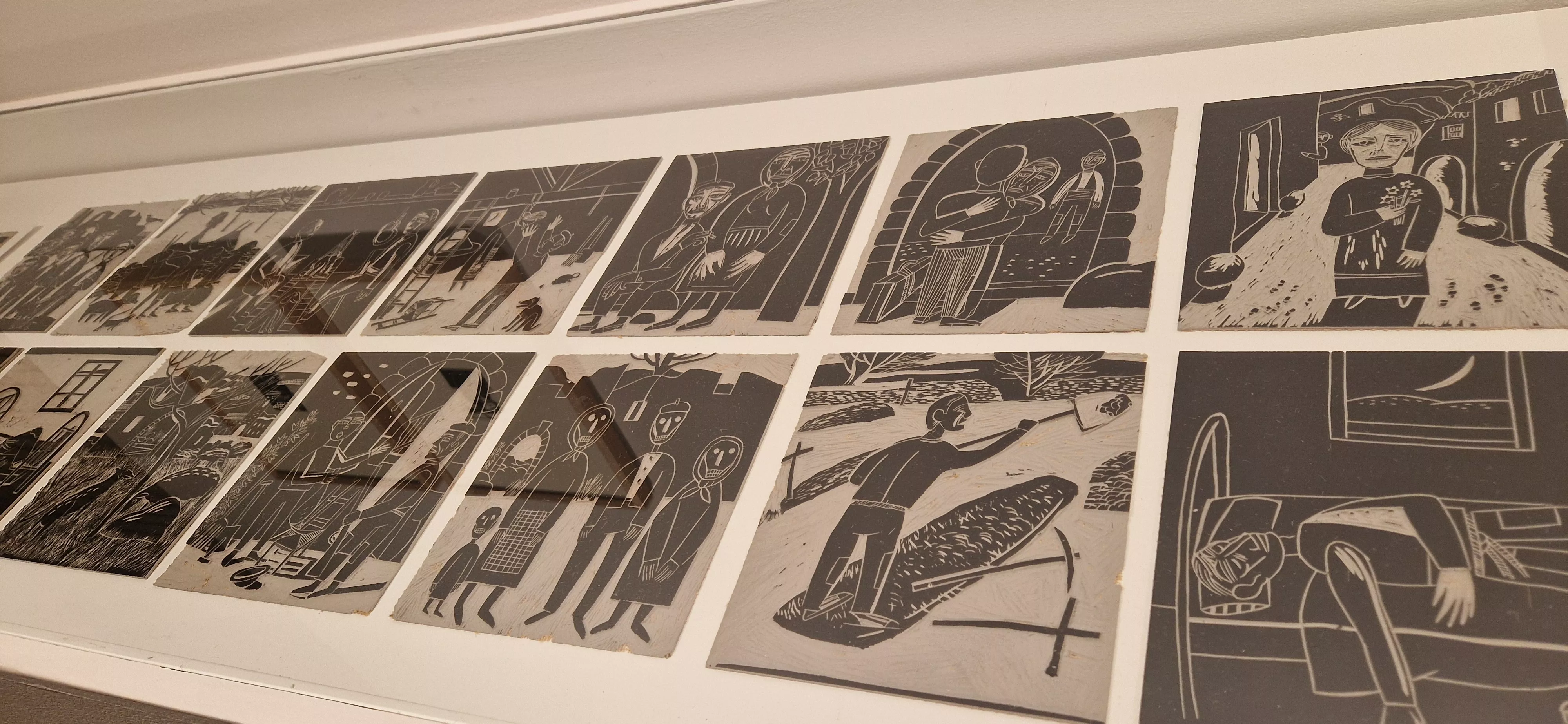 Exposición  homenaje a Julio Llamazares. Foto Myriam Martínez 