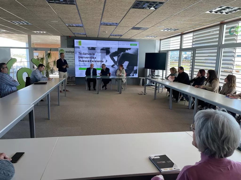 Presentación del programa Empresas Aliadas del  Foro Huesca Excelente en Walqa