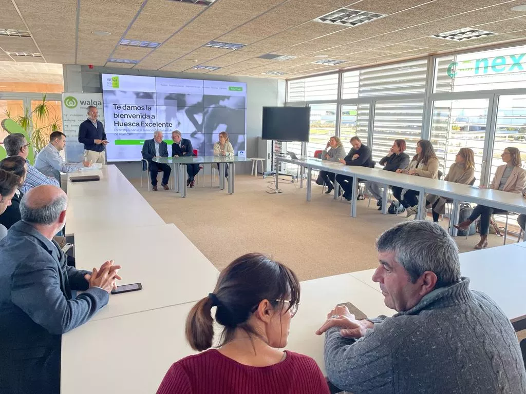 Presentación del programa Empresas Aliadas del  Foro Huesca Excelente en Walqa
