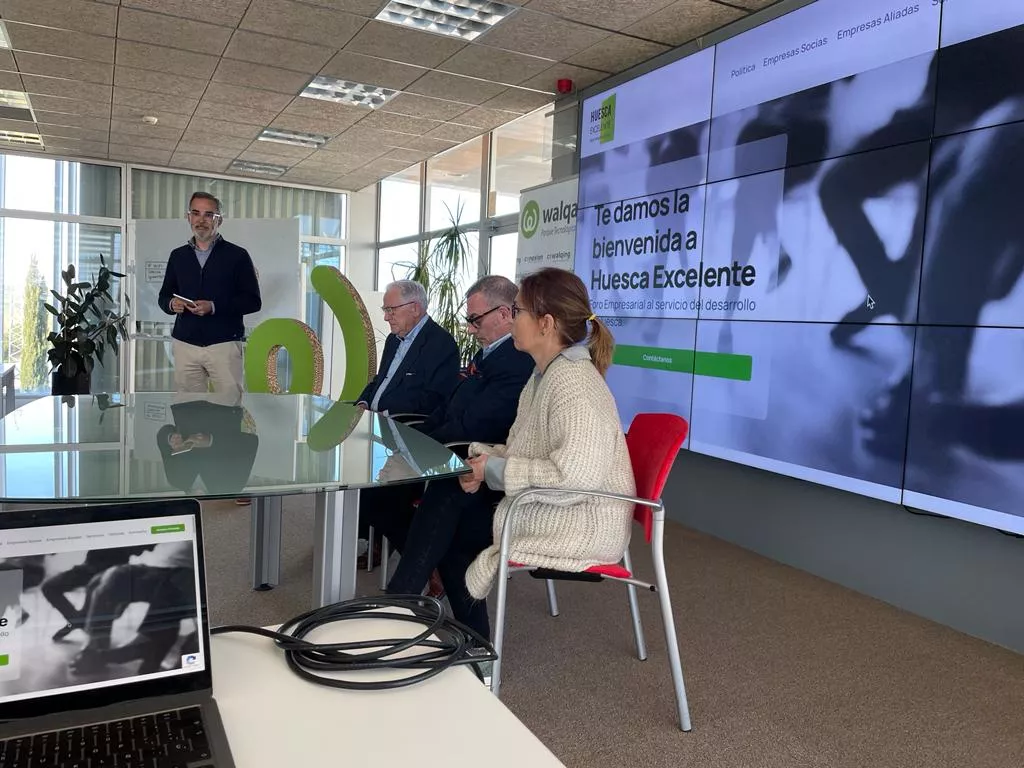 Presentación del programa Empresas Aliadas del  Foro Huesca Excelente en Walqa