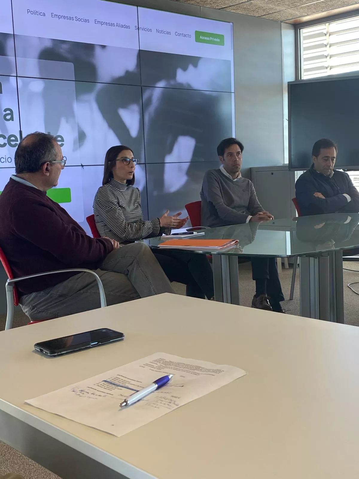 Presentación del programa Empresas Aliadas del  Foro Huesca Excelente en Walqa