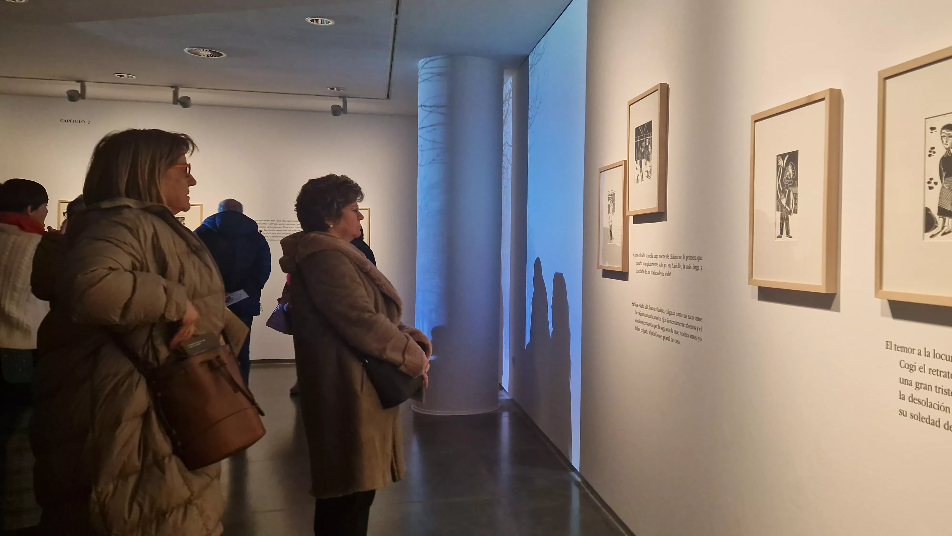 Inauguración de la exposición de Antonio Santos, tributo a Llamazares. Foto Myriam Martínez