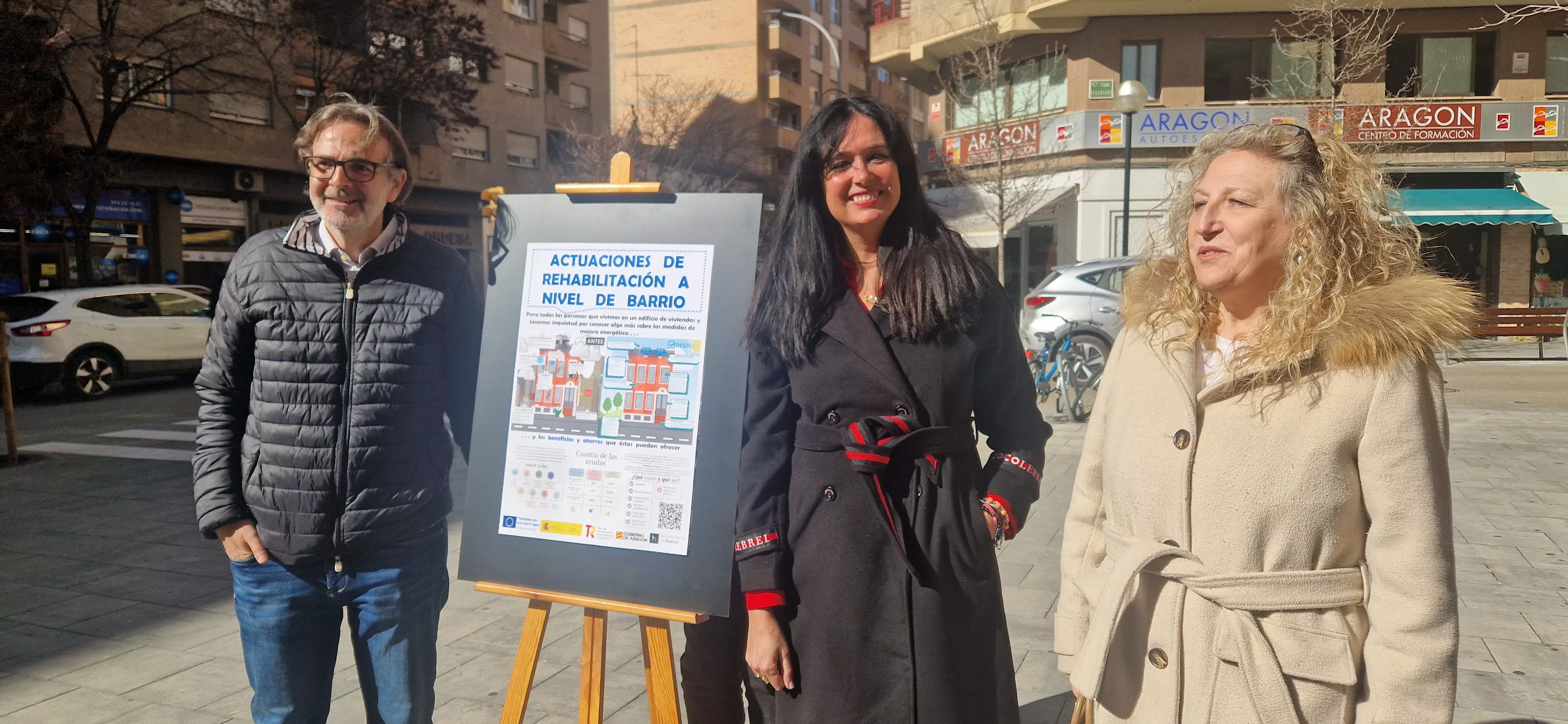 Iván Rodríguez, Lorena Orduna y Susana Oliván. Foto Myriam Martínez