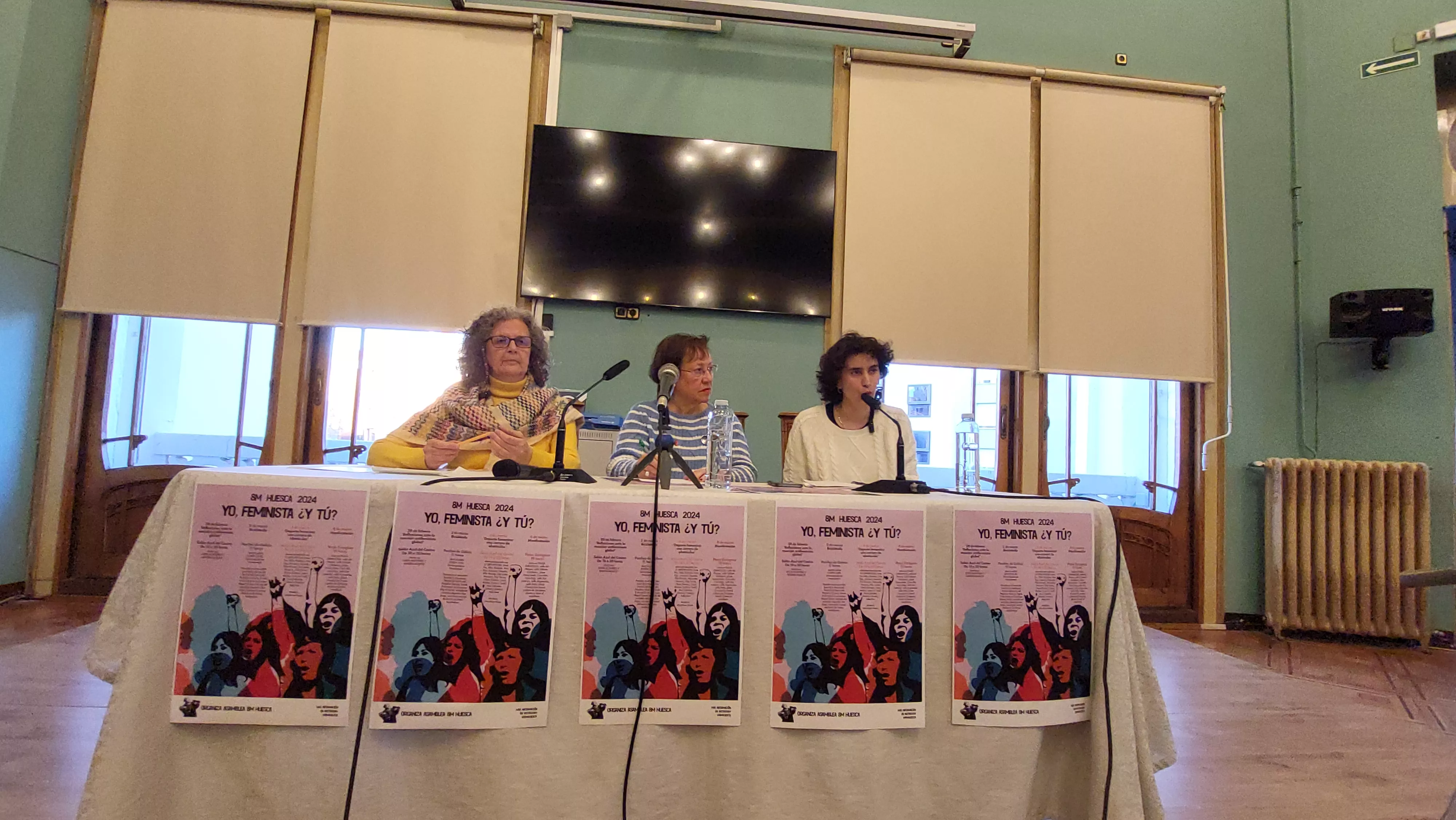 Justa Montero, Charo Ochoa y Sandra Blasco. Foto Mercedes Manterola