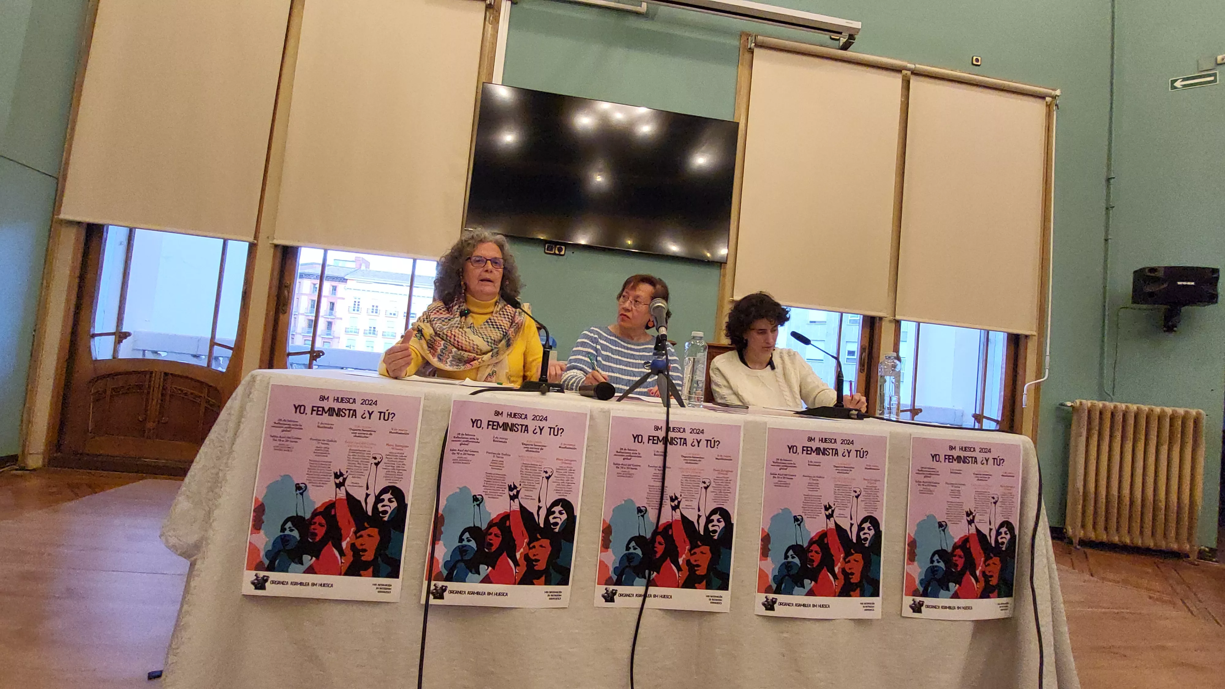 Justa Montero, Charo Ochoa y Sandra Blasco. Foto Mercedes Manterola