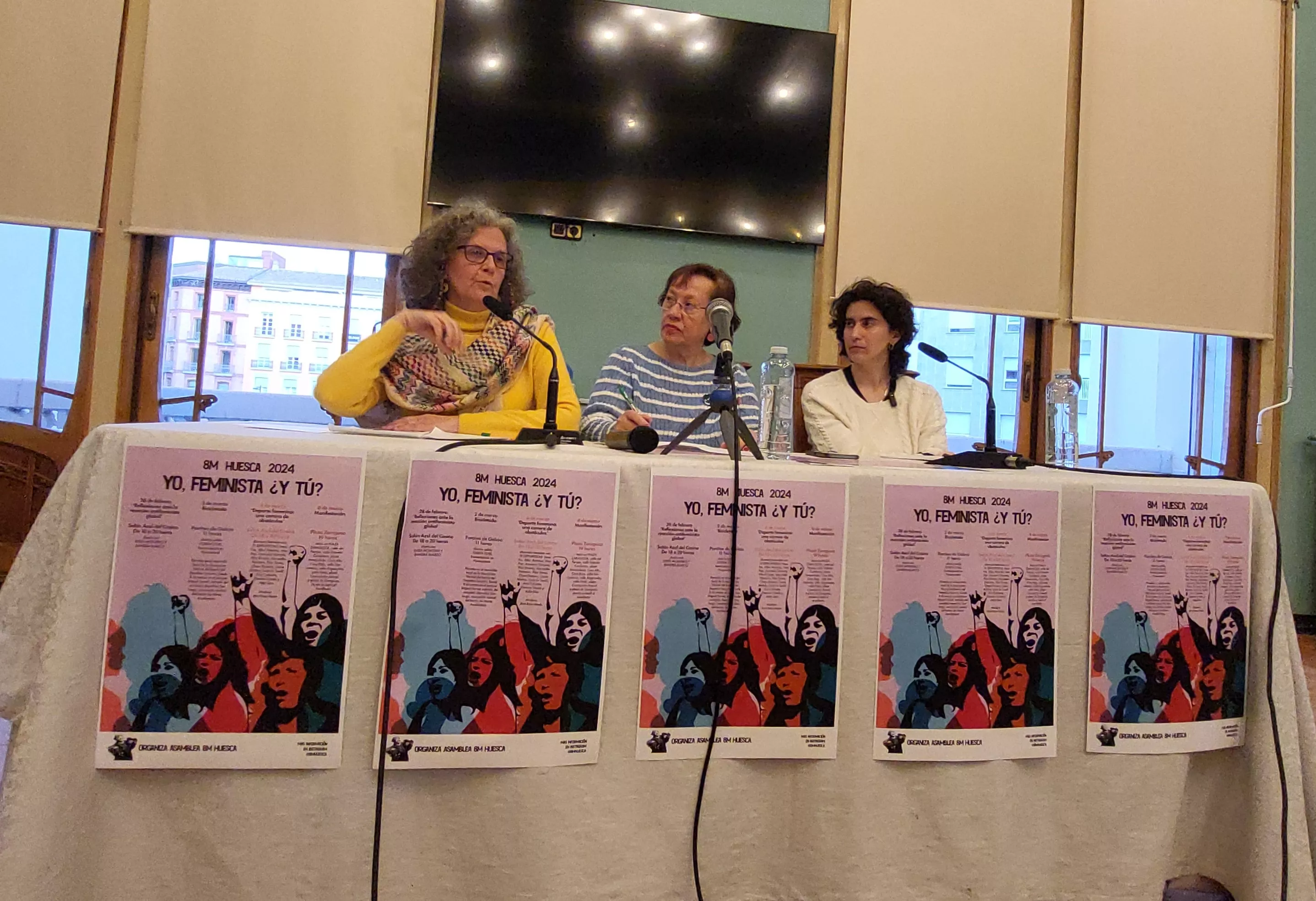 Justa Montero, Charo Ochoa y Sandra Blasco. Foto Mercedes Manterola