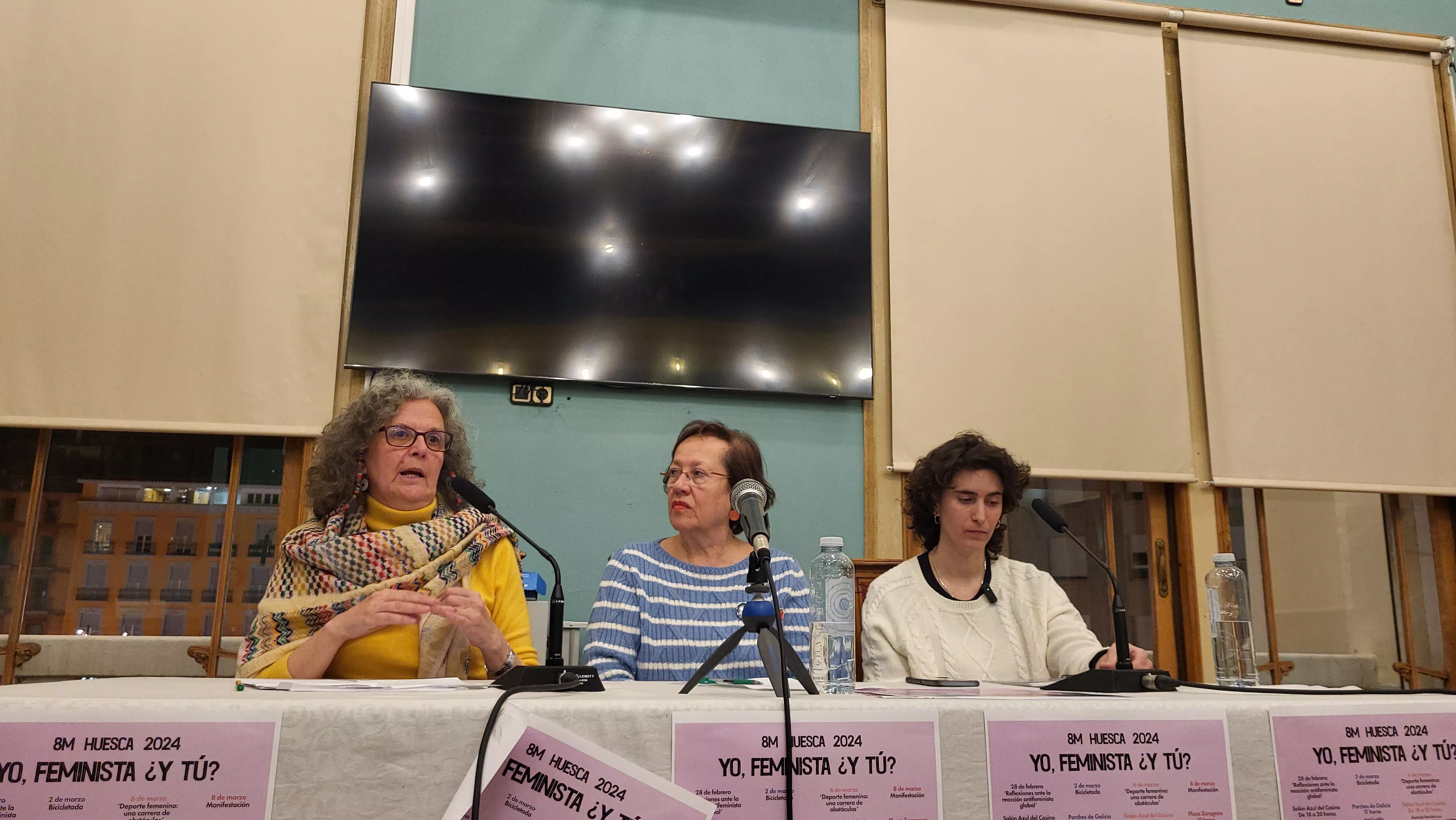 Justa Montero, Charo Ochoa y Sandra Blasco. Foto Mercedes Manterola