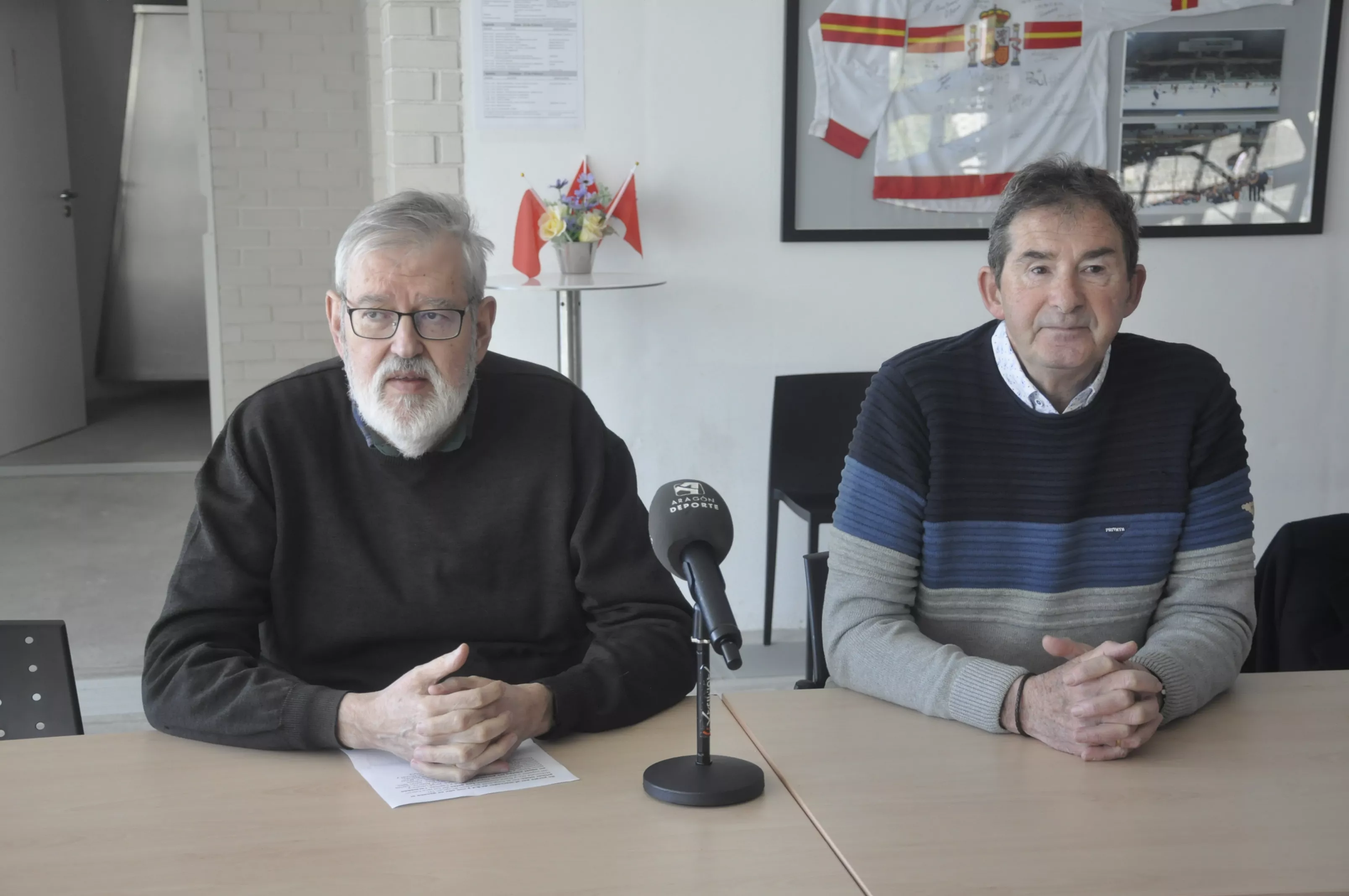Antonio Lecuona y Antonio Capillas, durante la rueda de prensa.