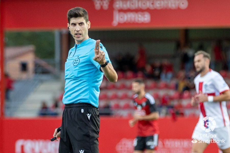 Más imágenes del partido Mirandéz Huesca. Foto La Liga 