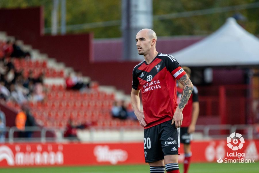 Más imágenes del partido Mirandéz Huesca. Foto La Liga 