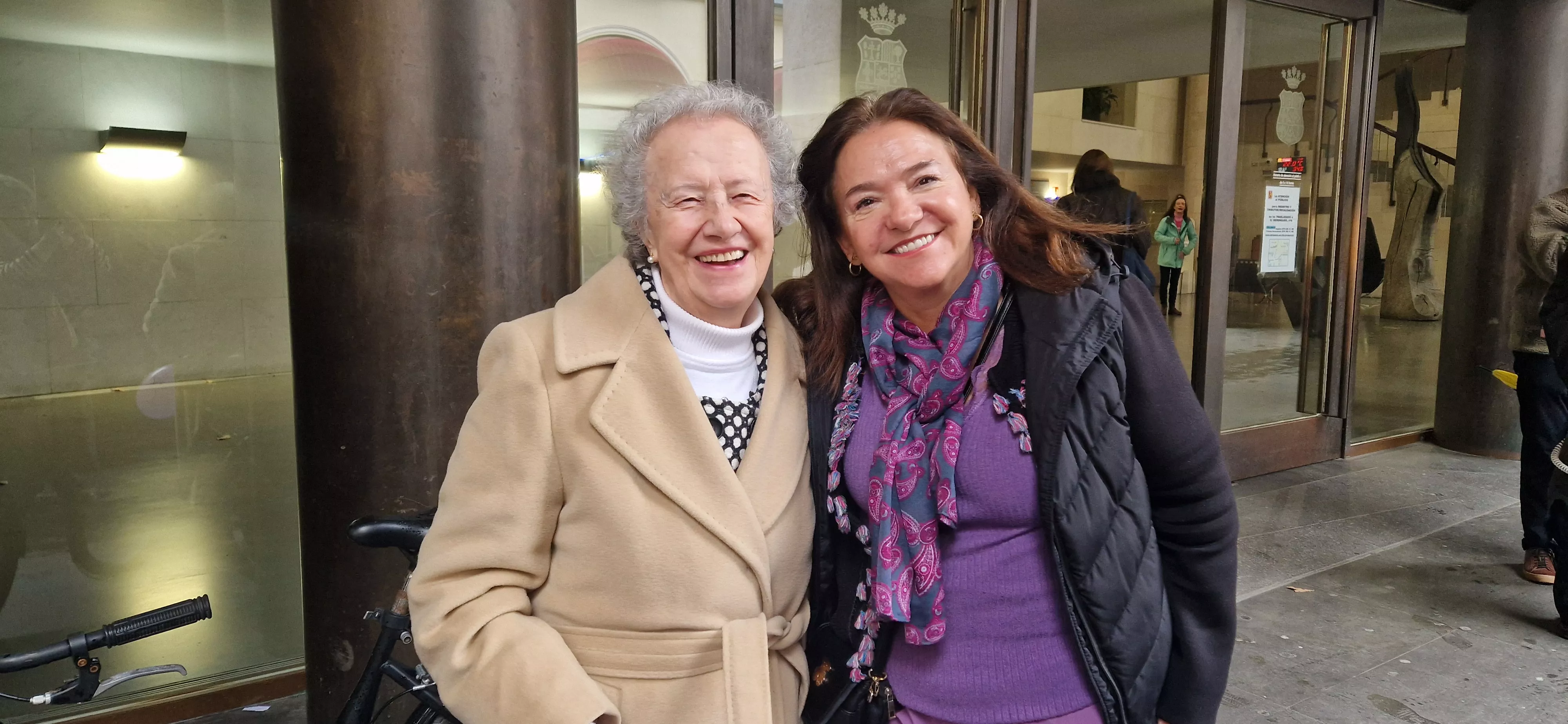 Josefa y Marisa Yzuel. Foto Myriam Martínez