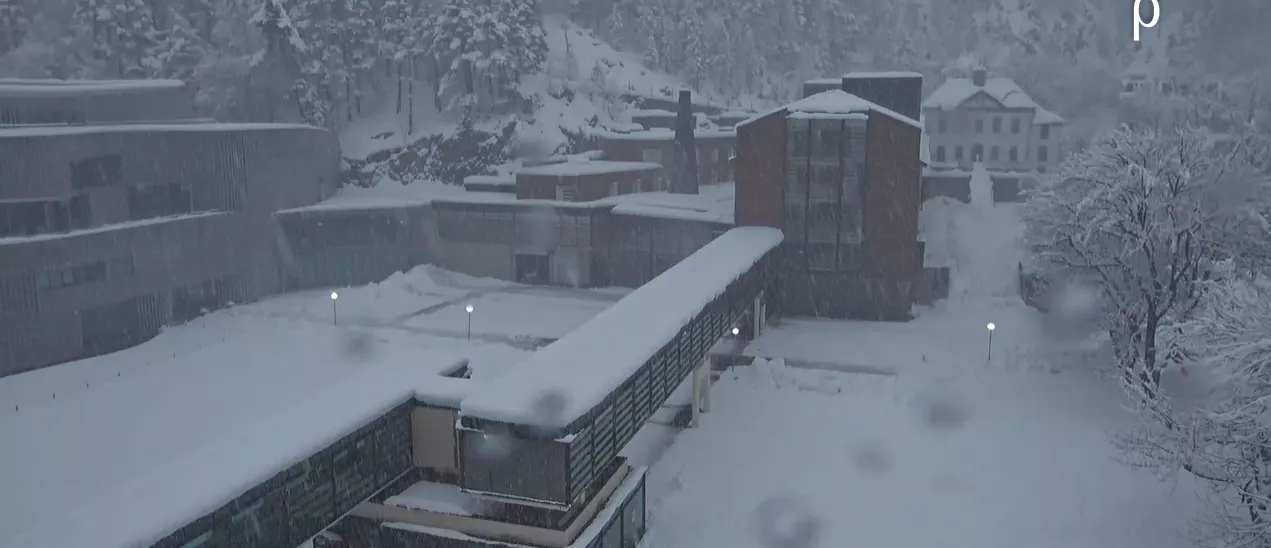 Imagen del Balneario de Panticosa este sábado.
